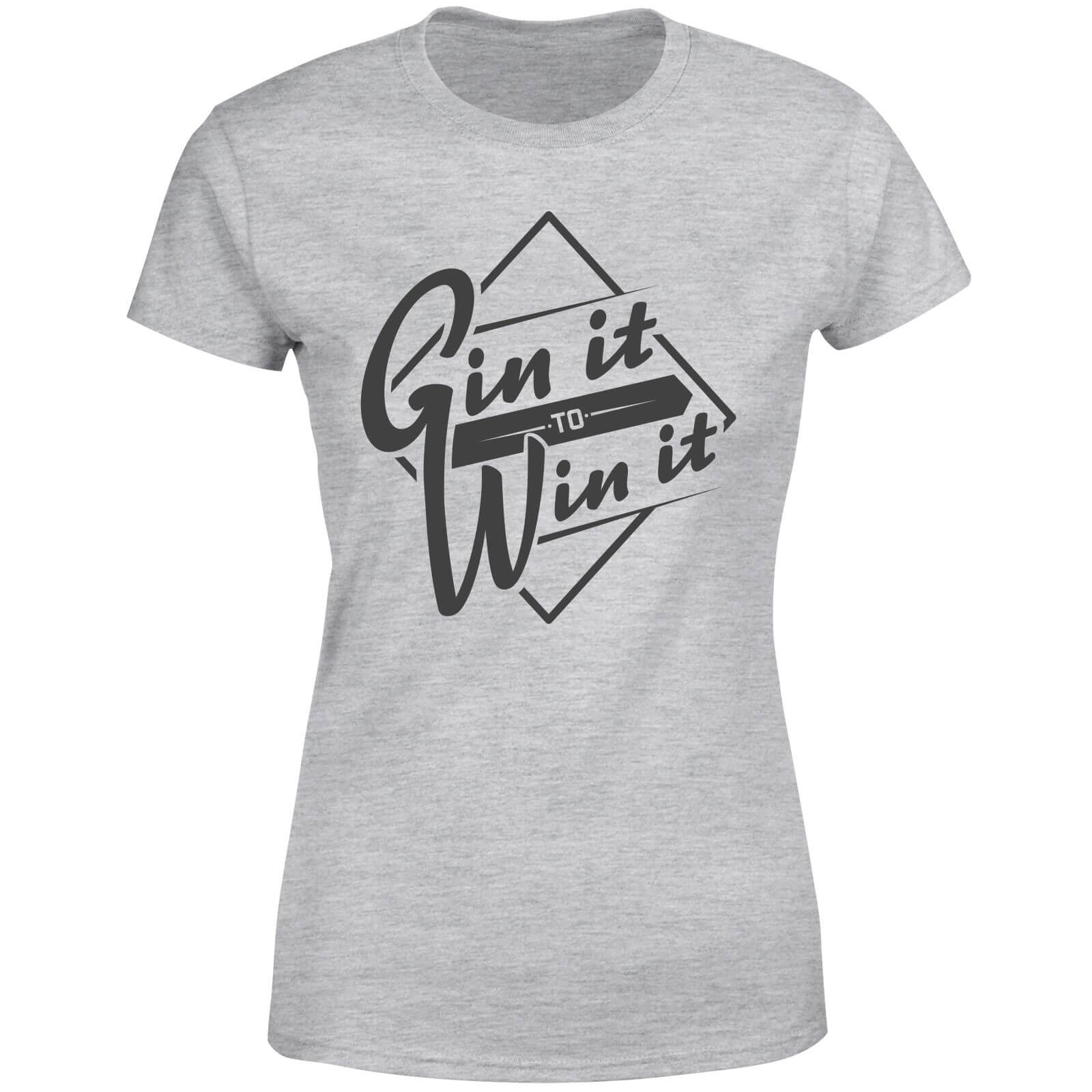Gin it to Win it Women's T-Shirt - Grey - S - Grey