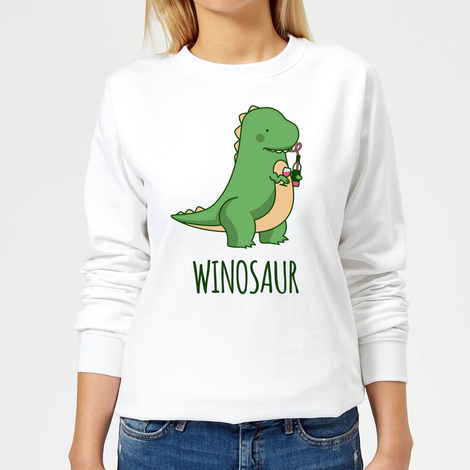 Winosaur Women's Sweatshirt - White - XL - White