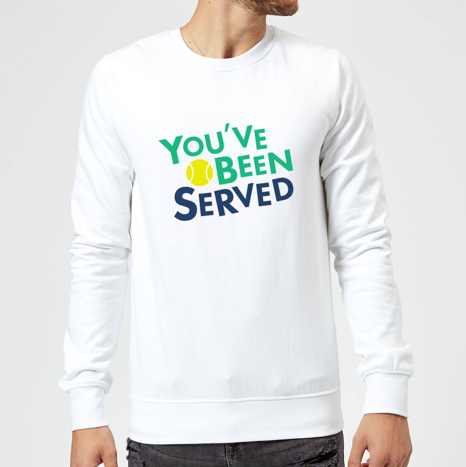 You've Been Served Sweatshirt - White - S - White