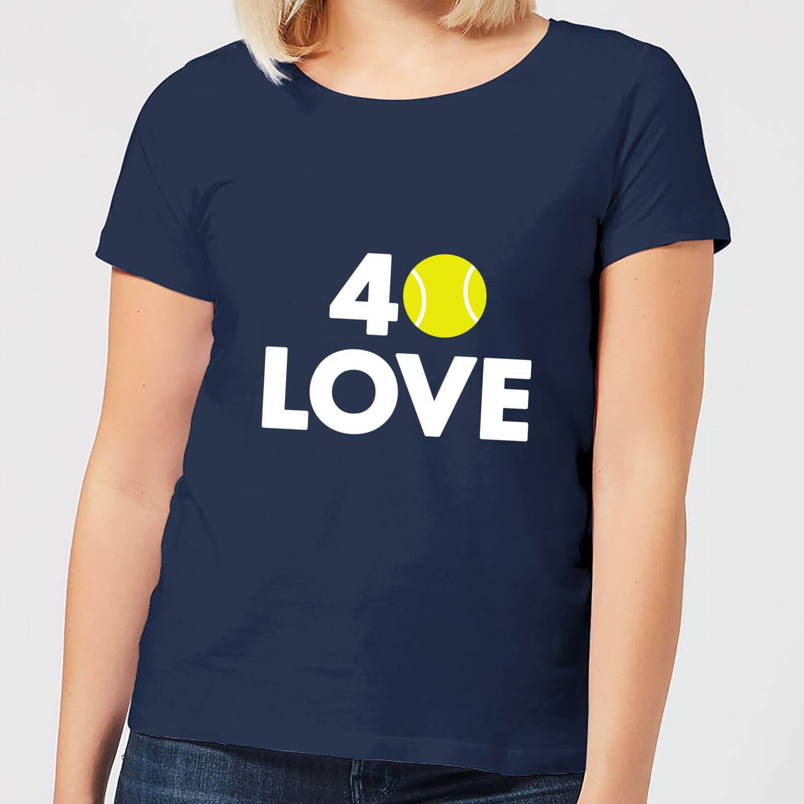 40 Love Women's T-Shirt - Navy - S - Navy