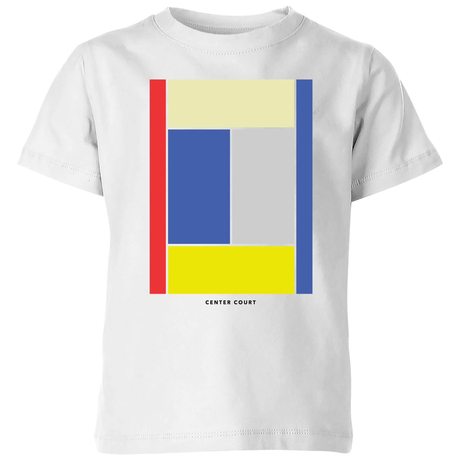 Center Court Kids' T-Shirt - White - 3-4 Years - White