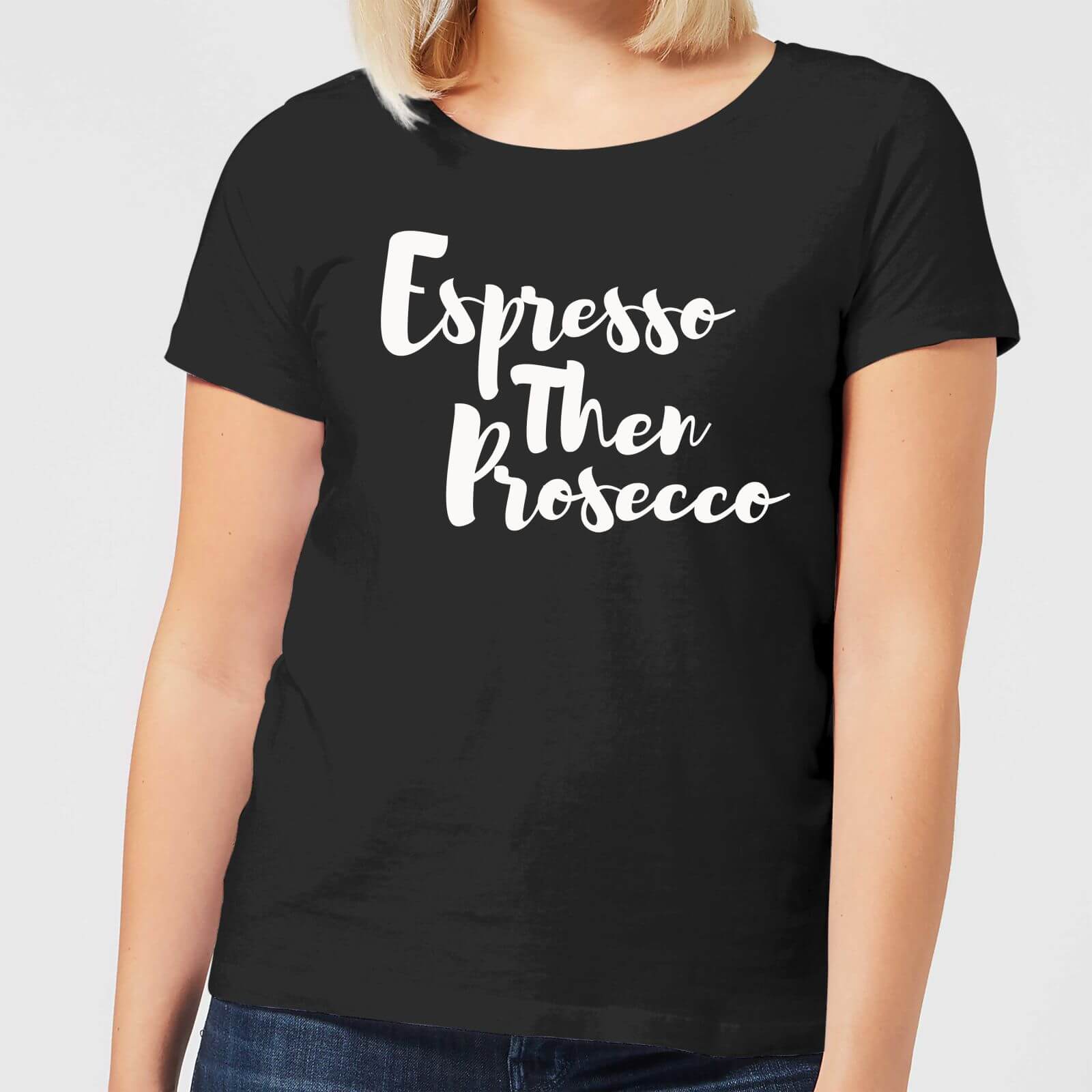 

Espresso then Prosecco Women's T-Shirt - Black - 5XL - Nero
