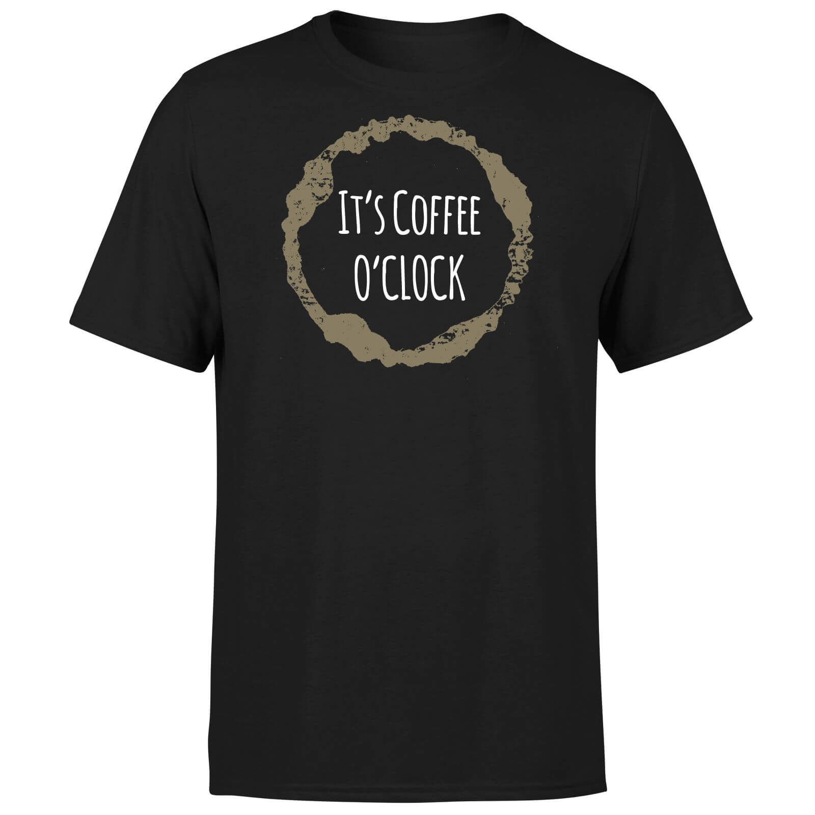 It's Coffee O'Clock T-Shirt - Black - S - Black