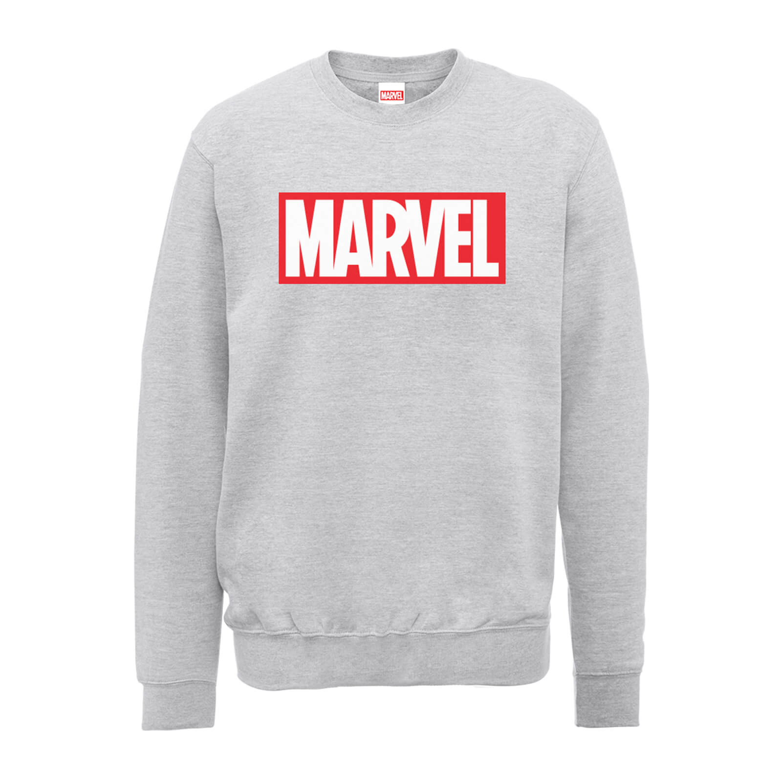 Marvel Main Logo Men's Grey Sweatshirt - XXL
