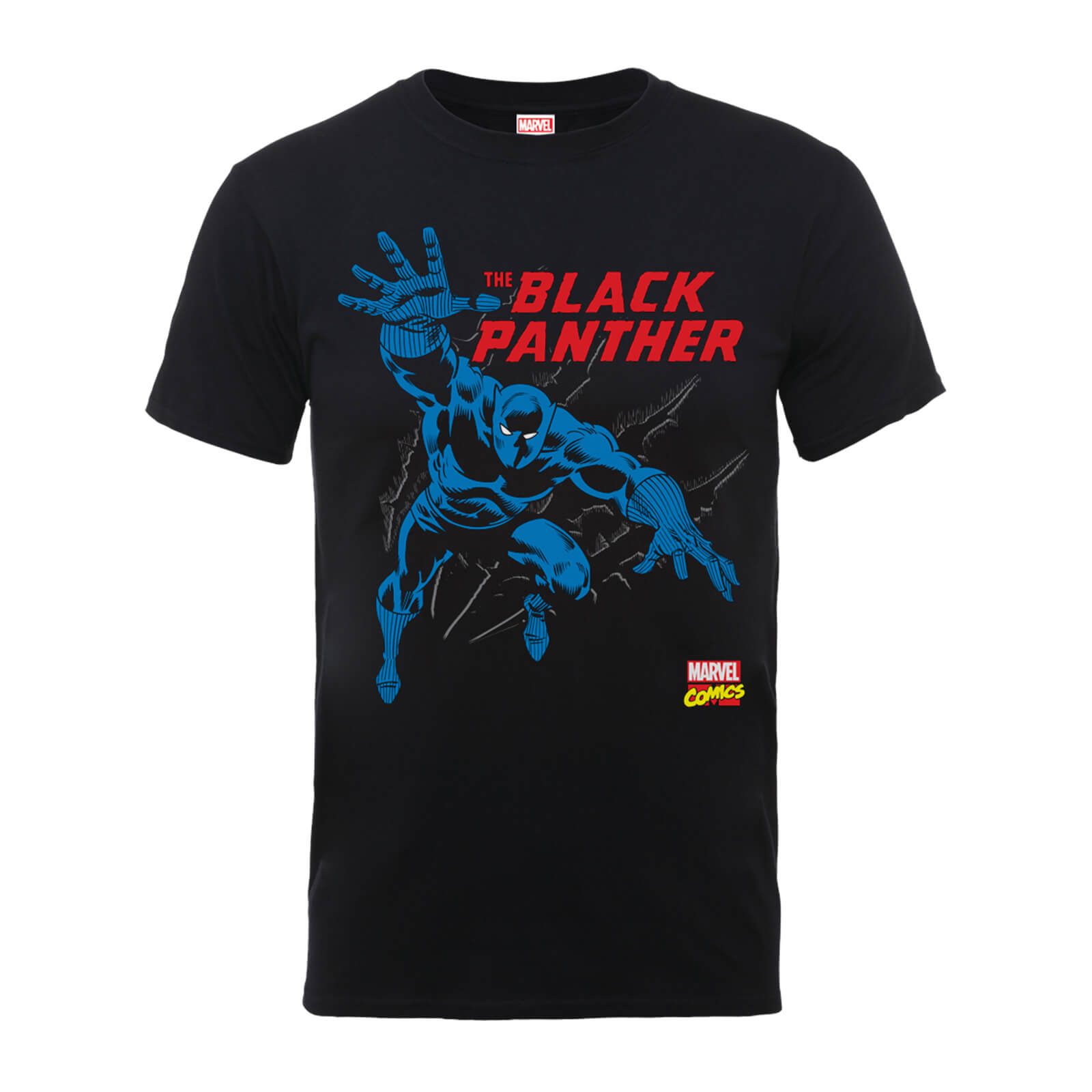 T-Shirt Marvel Comics The Black Panther Black - Uomo - M - Nero
