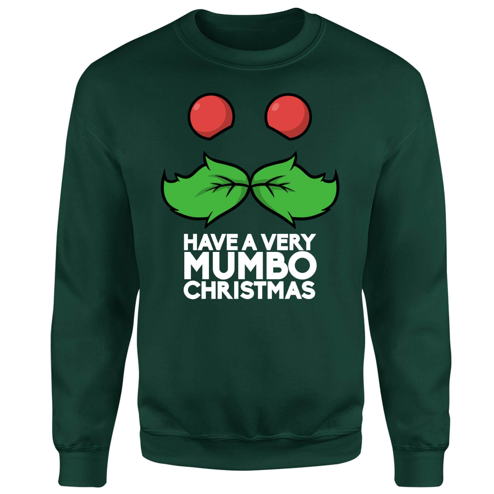 Mumbo Jumbo Have A Mumbo Christmas Green Sweatshirt - S