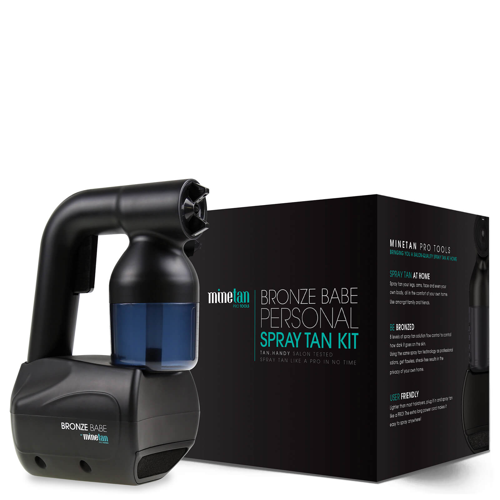 MineTan Bronze Babe Personal Spray Tan Kit - Black
