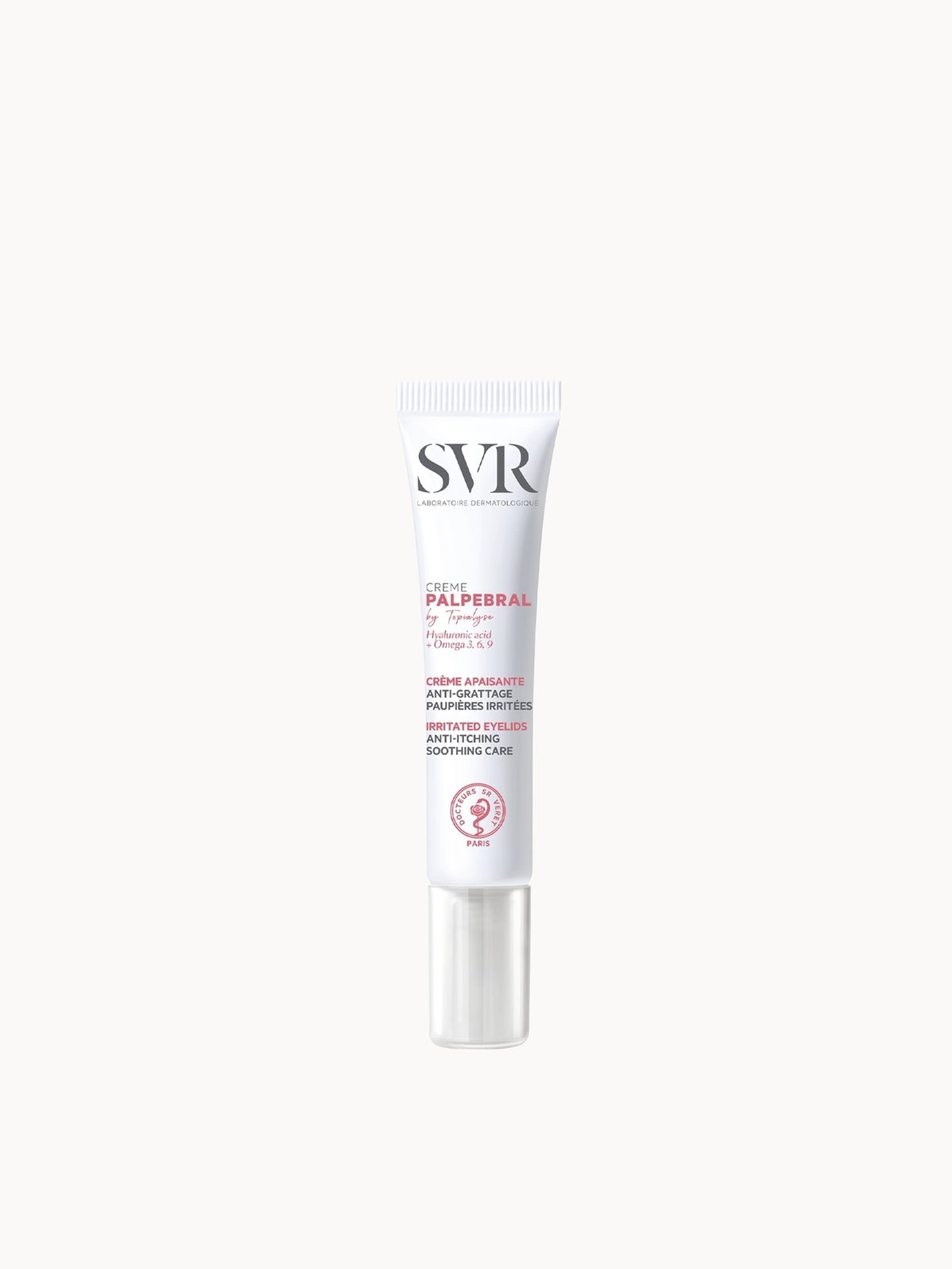 SVR PALPEBRAL Ultra-Soothing Eczema Eye Cream for Dry, Hypersensitive, Itchy, Flaky Eyelids Prone to Irritation, 15ml