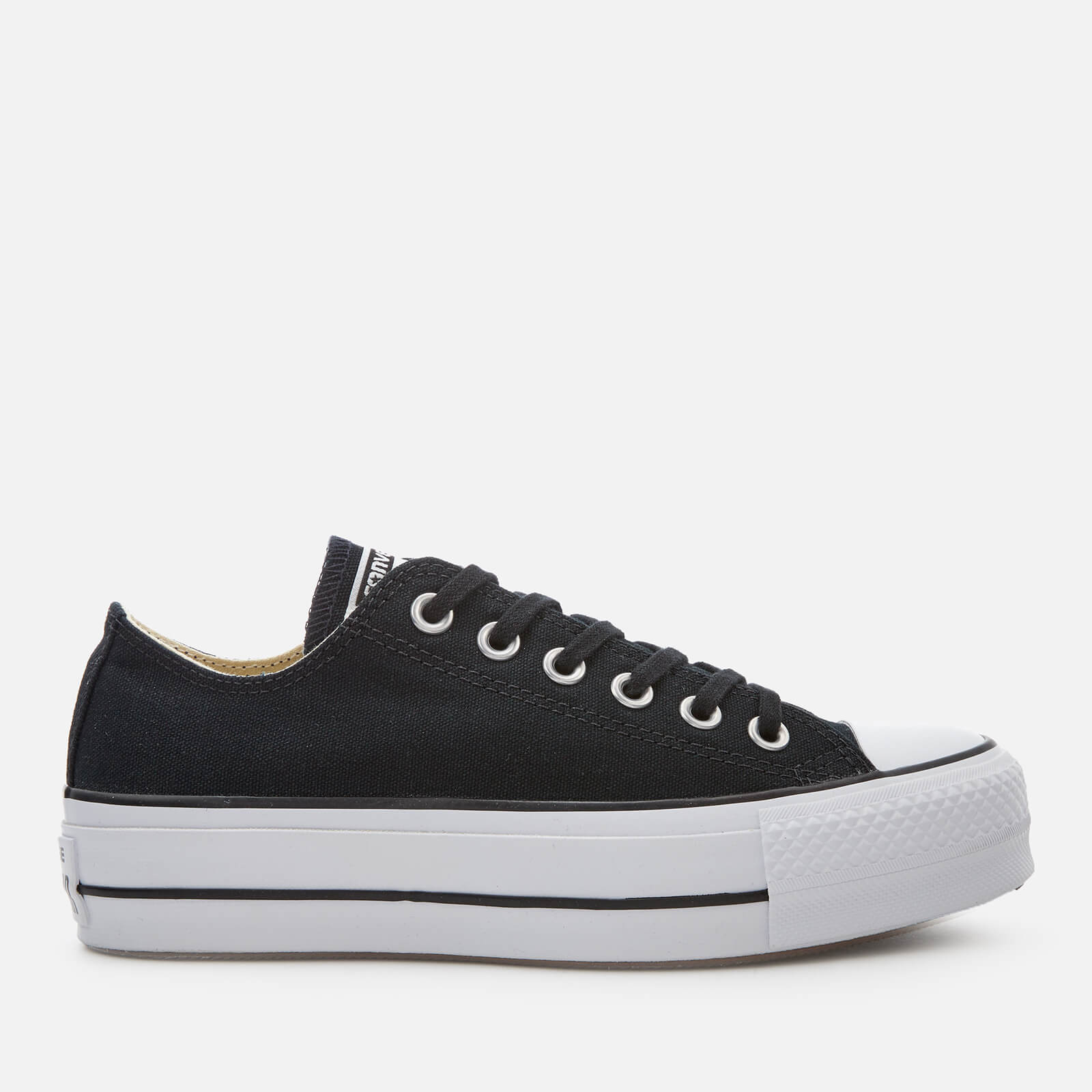 Converse Women's Chuck Taylor All Star Lift Ox Trainers - Black/White/White - UK 8