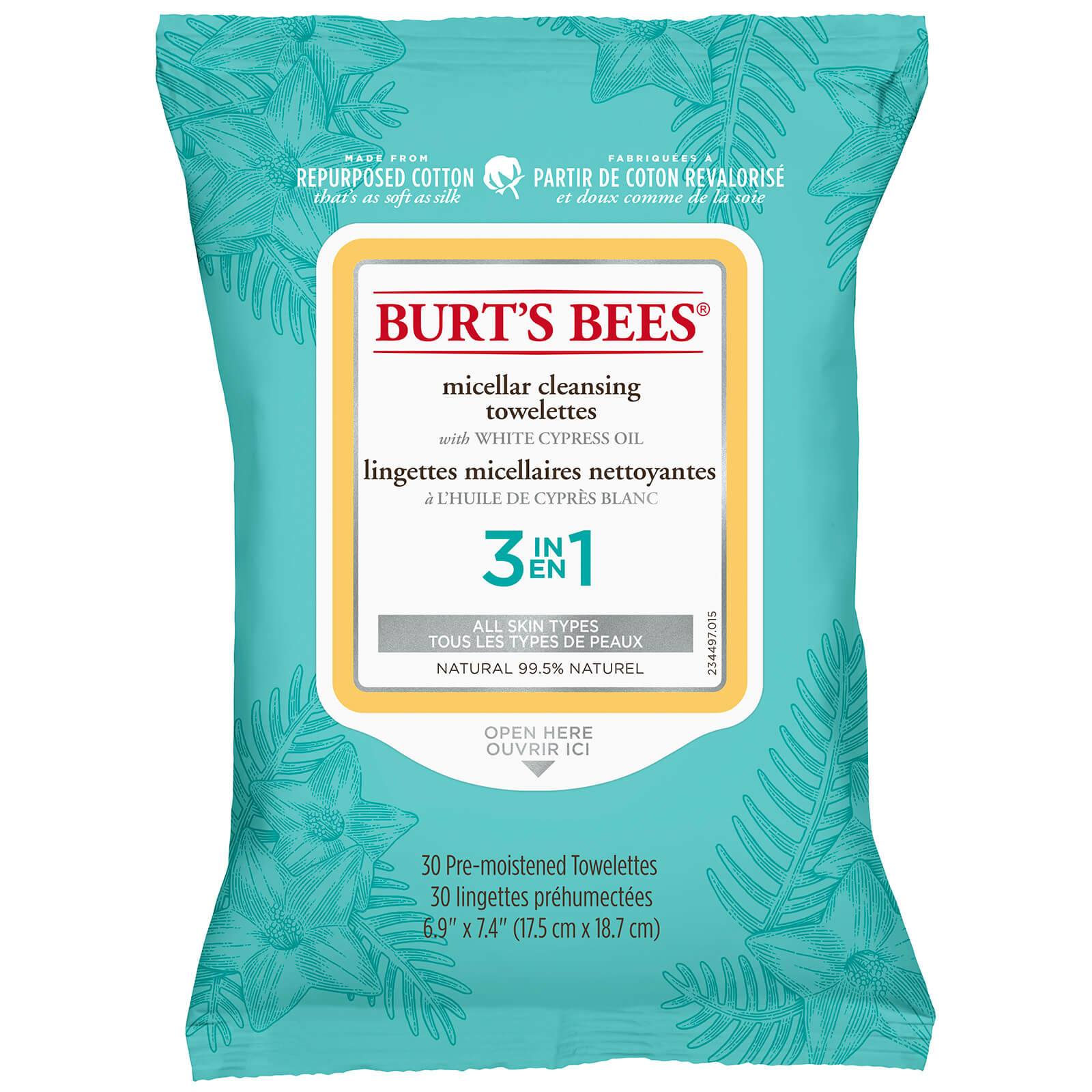 

Burt's Bees Micellar Cleansing Towelettes - 30 Count