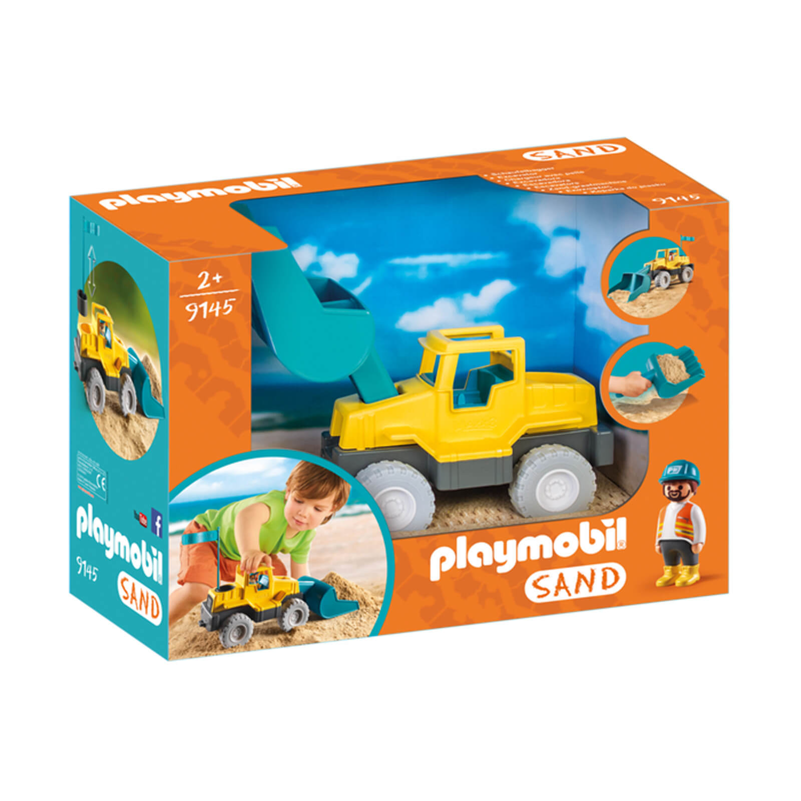Playmobil Sand Excavator with Removable Shovel (9145)