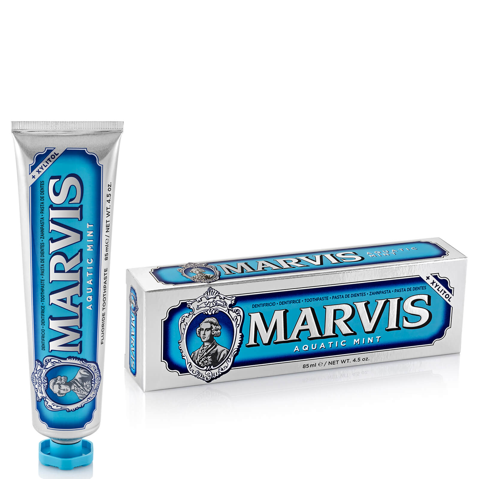 Marvis Aquatic Mint Toothpaste (85ml) lookfantastic.com imagine