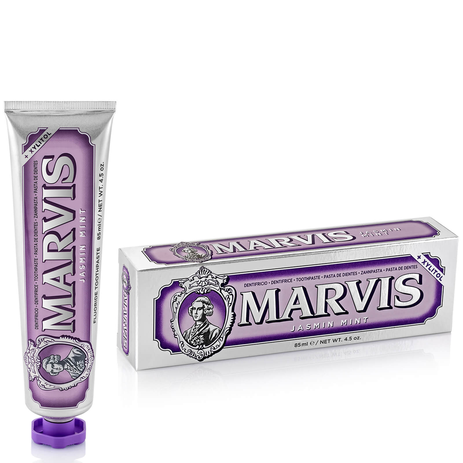 Marvis Jasmine Mint Toothpaste (85ml) lookfantastic.com imagine