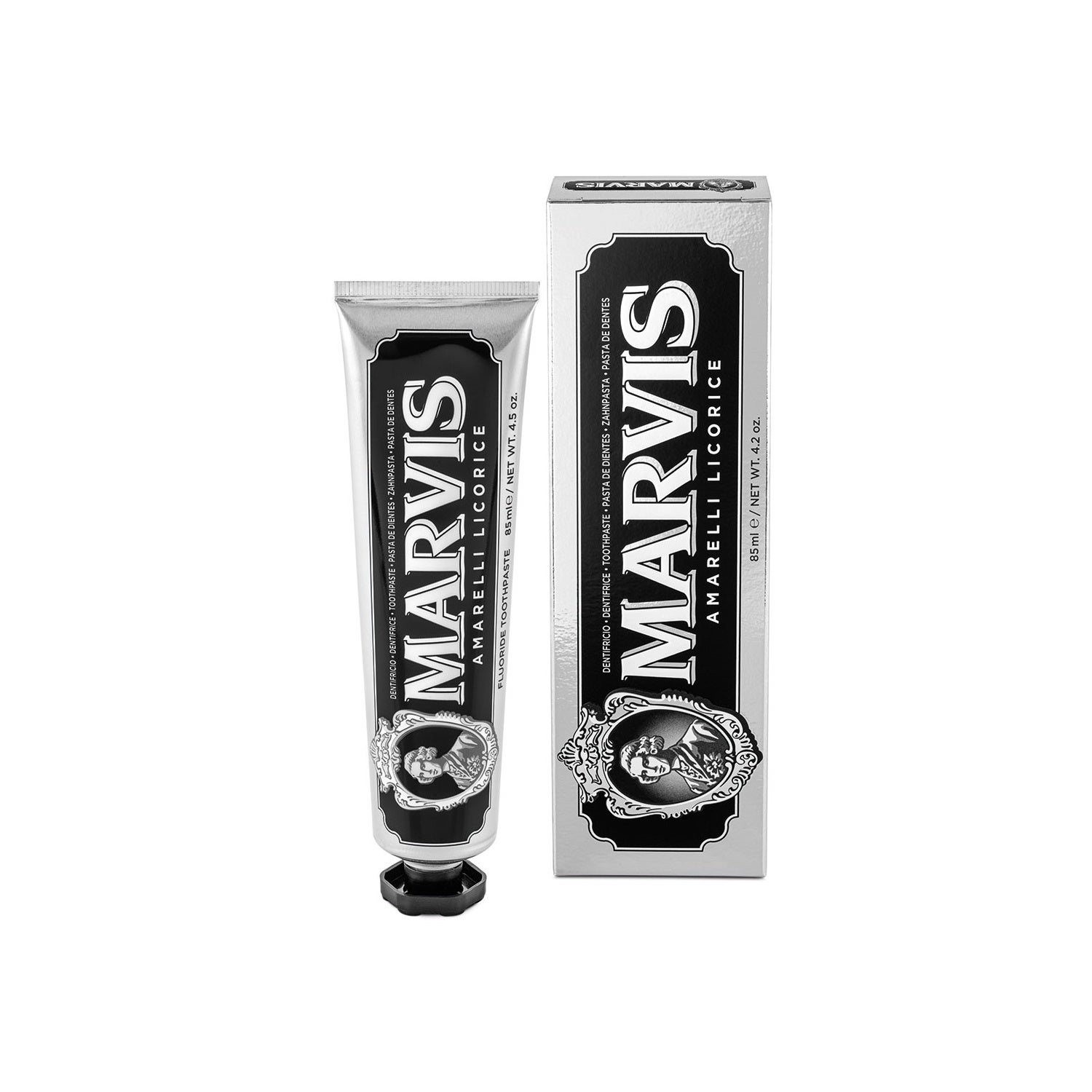 Marvis The Mints Amarelli Licorice Toothpaste Flavour Amarelli Licorice-Mint 85 Ml - Image 7
