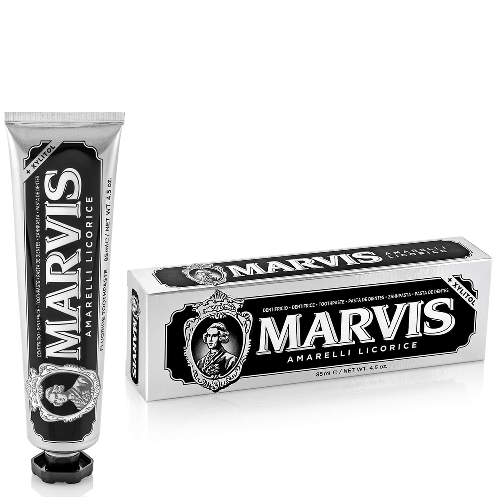 Marvis Liquorice Mint Toothpaste 85ml lookfantastic.com imagine