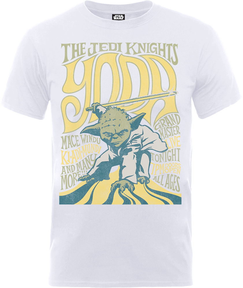 Star Wars Yoda The Jedi Knights T-Shirt – Weiß – S