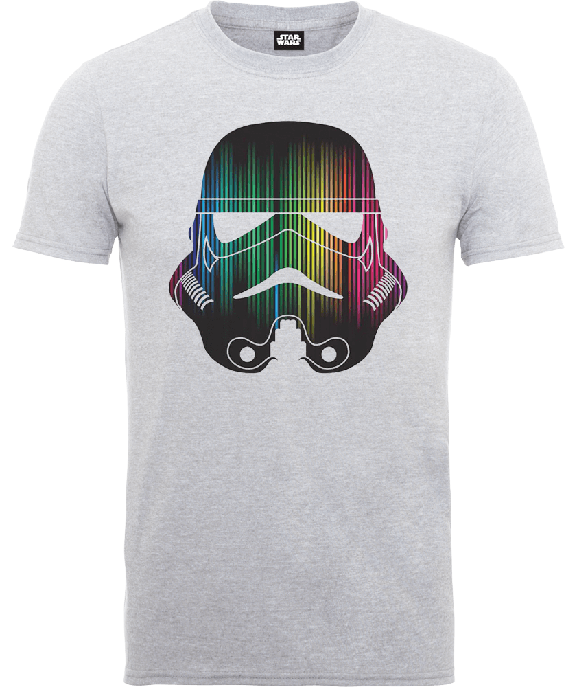 T-Shirt Homme Vertical Lights Stormtrooper - Star Wars - Gris - L