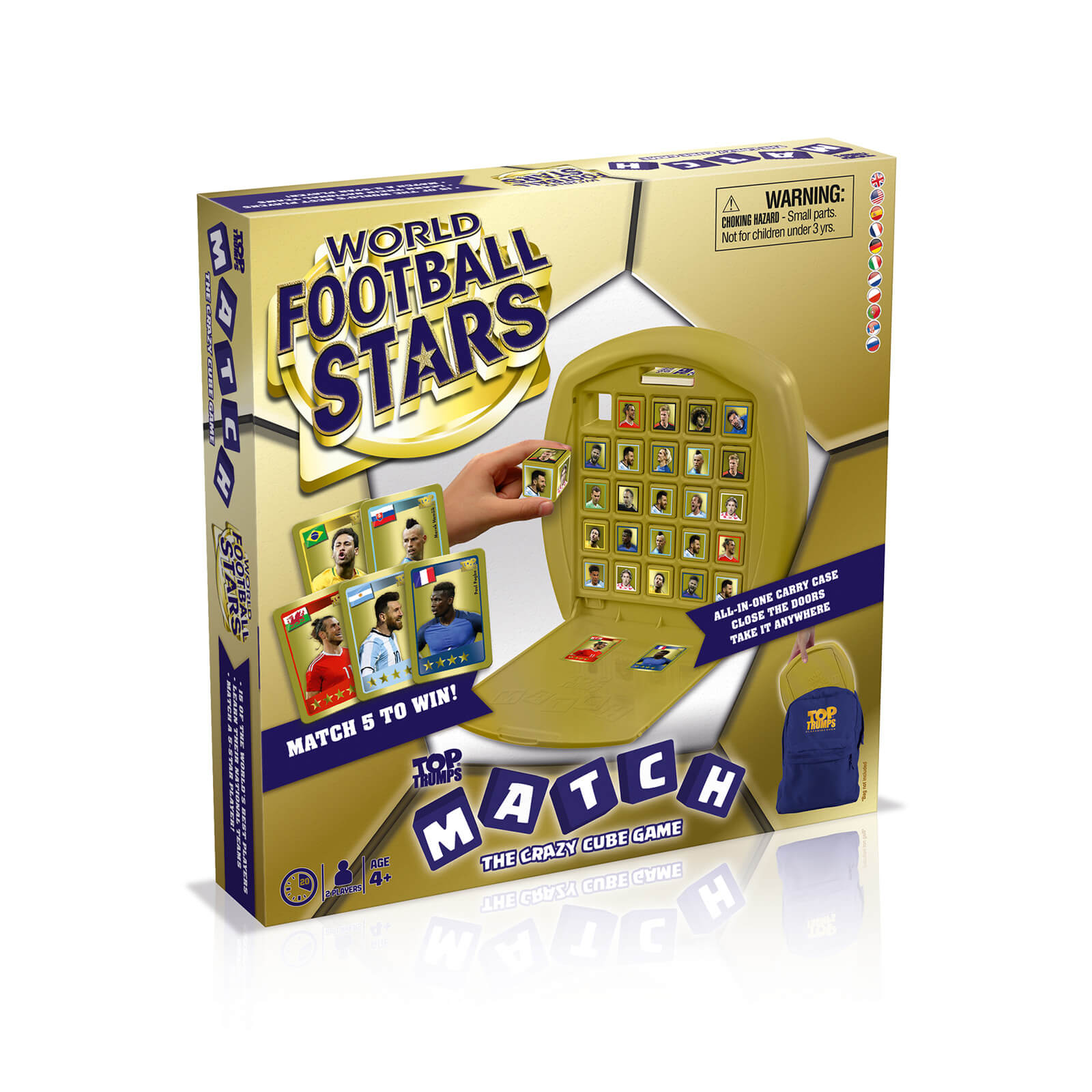 Top Trumps Match Board Game - World Football Stars Edition