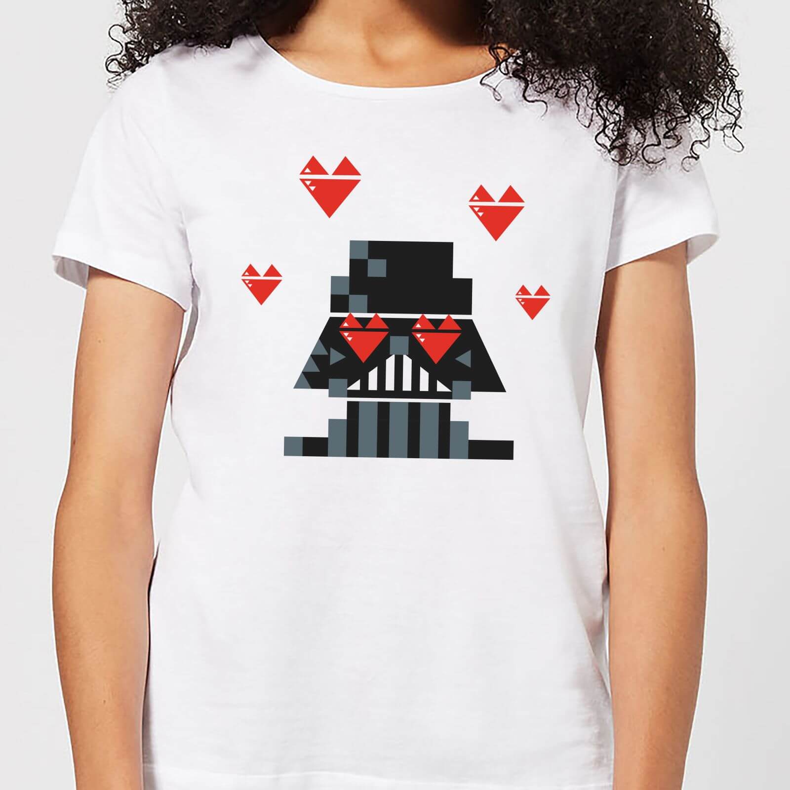 

T-Shirt Star Wars Valentine's Vader In Love - Bianco - Donna - L