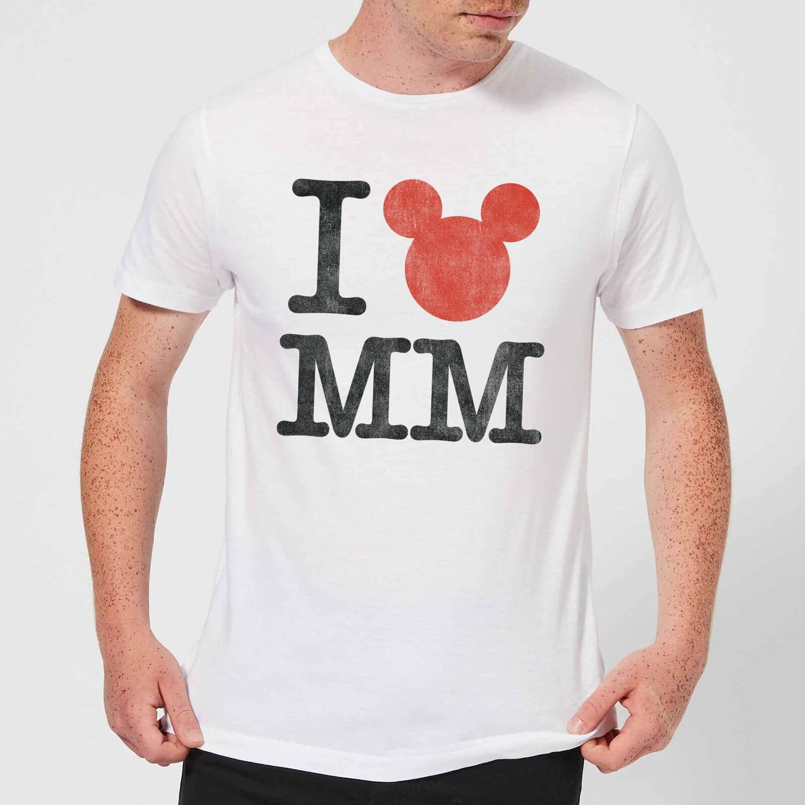 

T-Shirt Disney Topolino I Heart MM - Bianco - XXL - Bianco