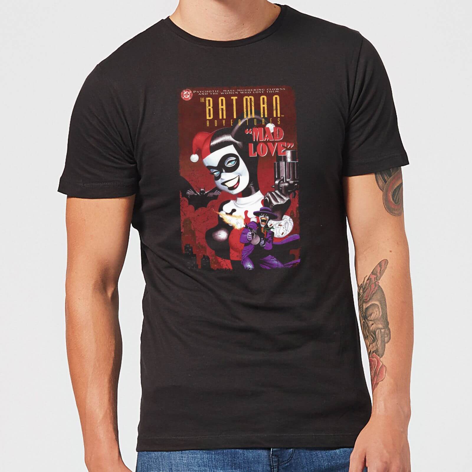 DC Comics Batman Harley Mad Love T-Shirt - Black - XS - Black