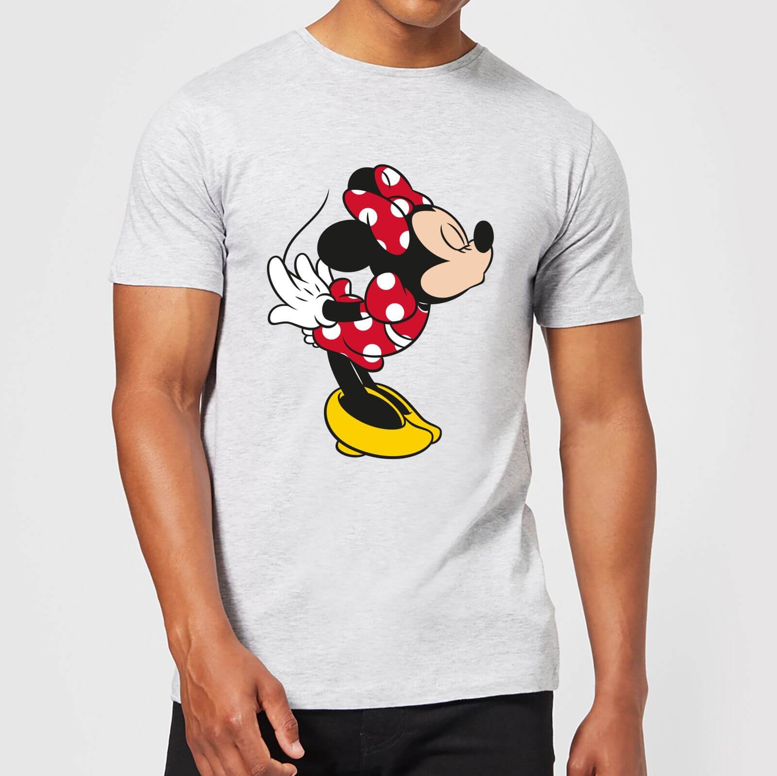 

T-Shirt Homme Bisou Minnie Mouse (Disney) - Gris - XS - Gris