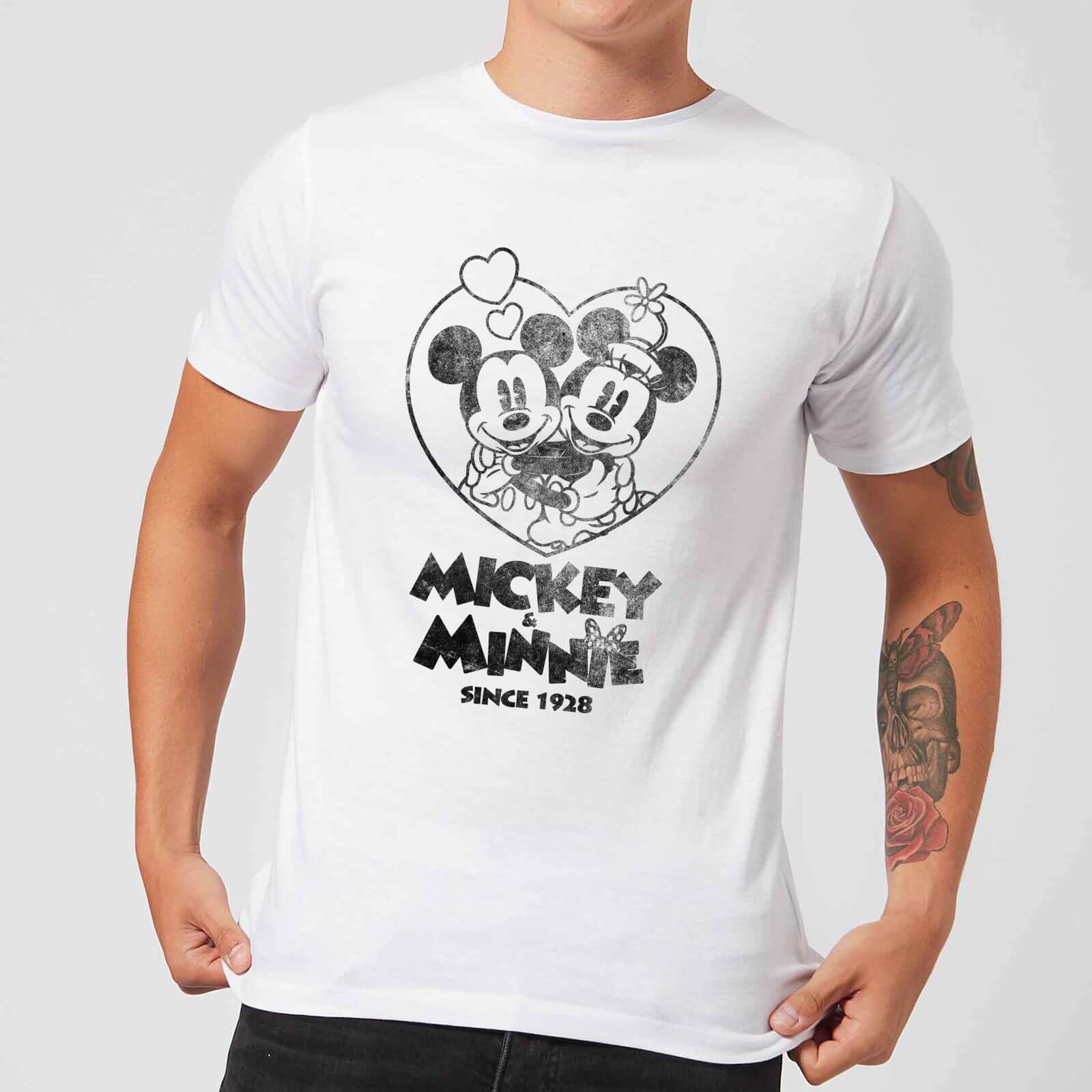 T-Shirt Disney Minnie Topolino Since 1928 - Bianco - XXL - Bianco
