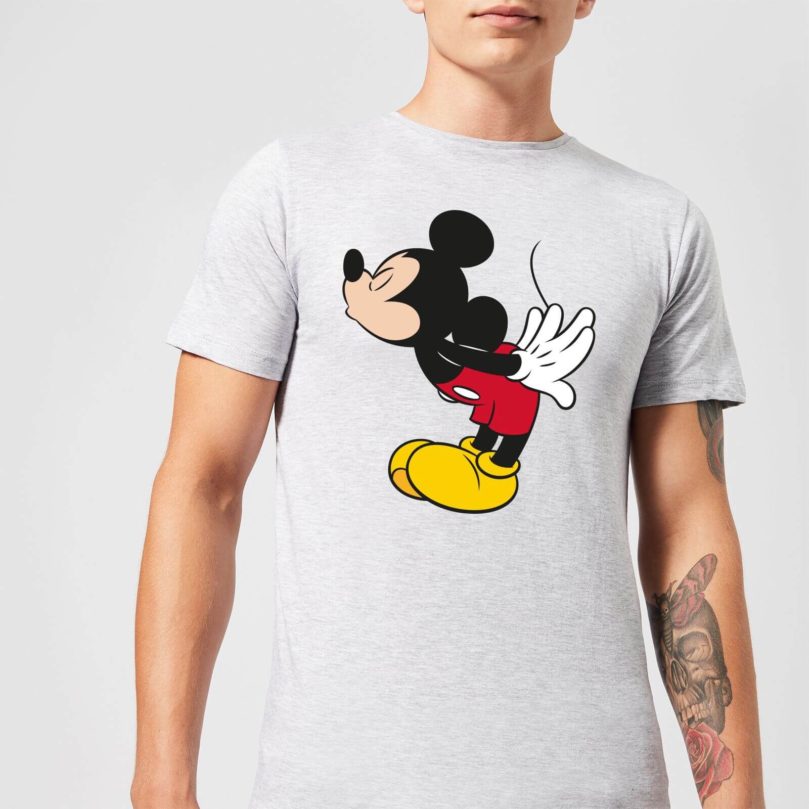 Image of T-Shirt Disney Topolino Topolino Split Kiss - Grigio - XS