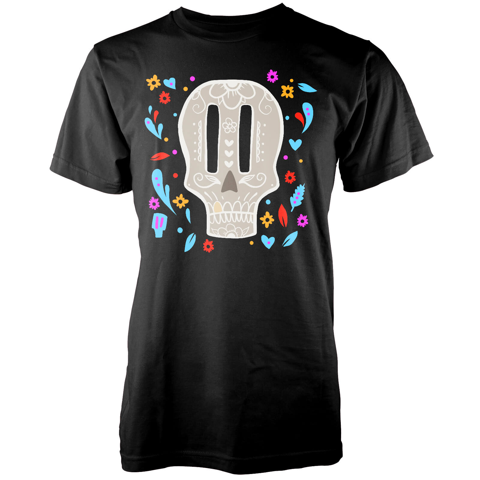 Spirit Sugar Skull T-Shirt - Black - S - Black