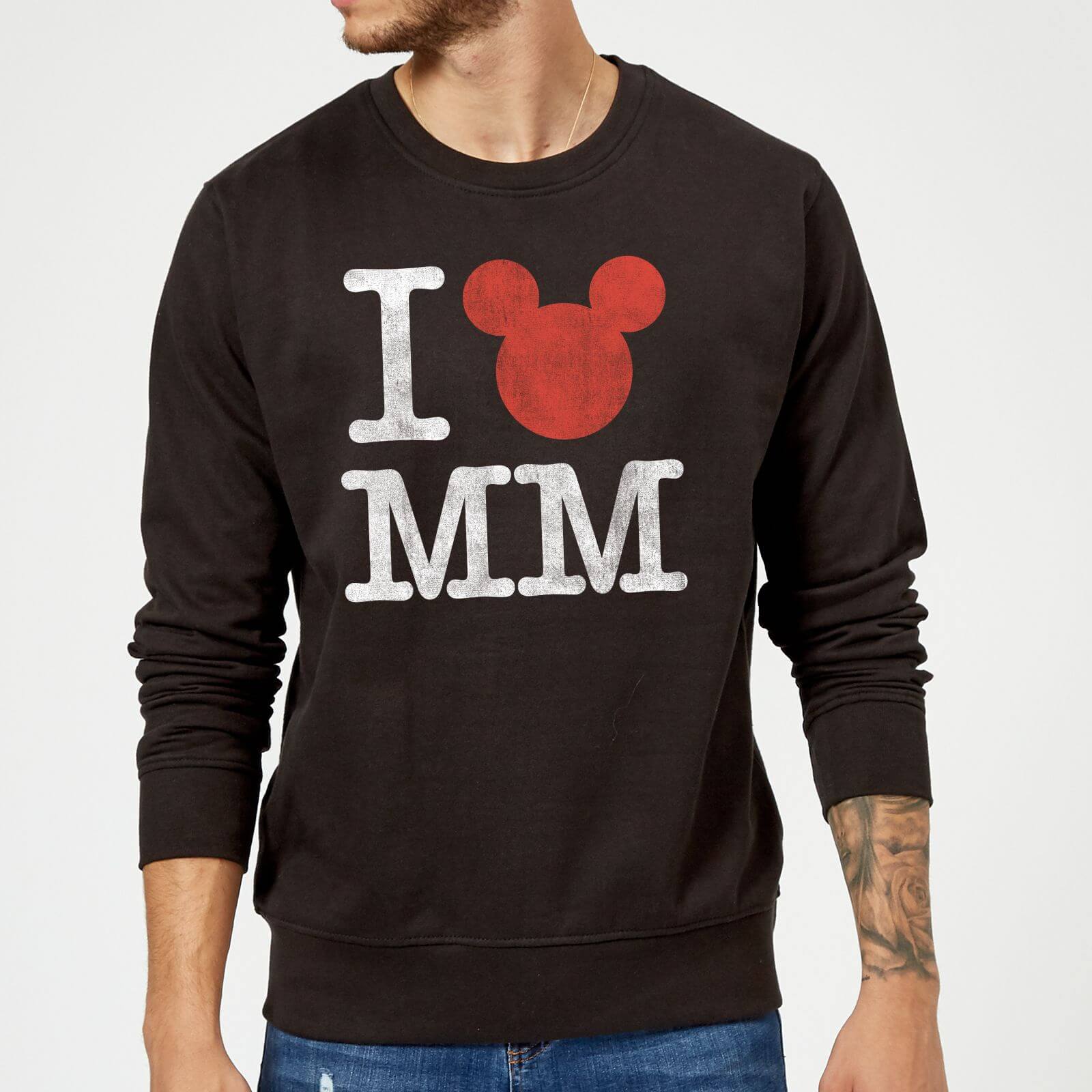 

Felpa Disney Topolino I Heart MM - Nero - L - Nero