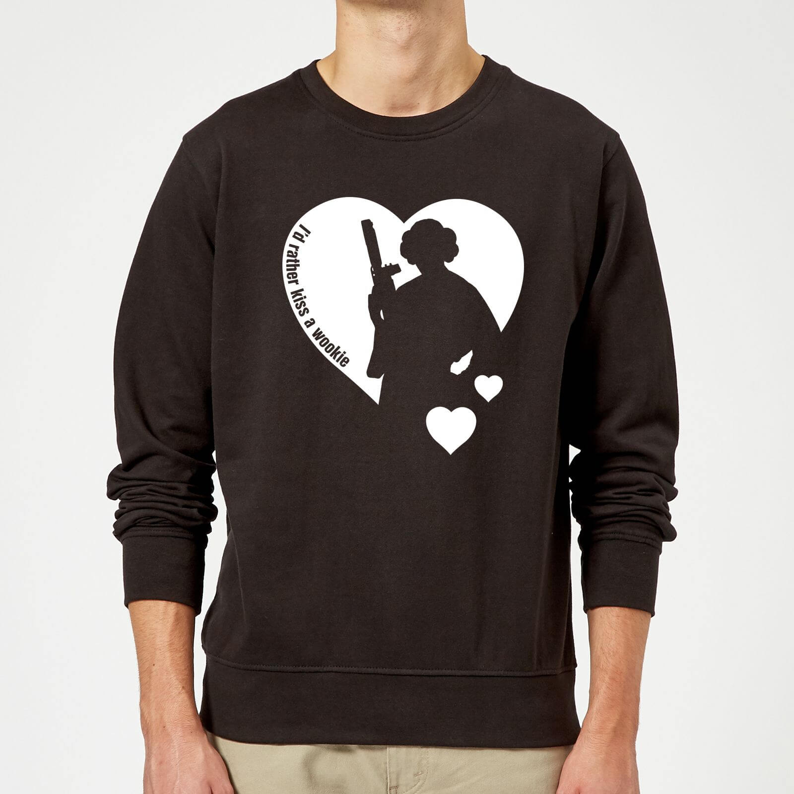 

Felpa Star Wars Leia I'd Rather Kiss A Wookie- Nero - XXL - Nero