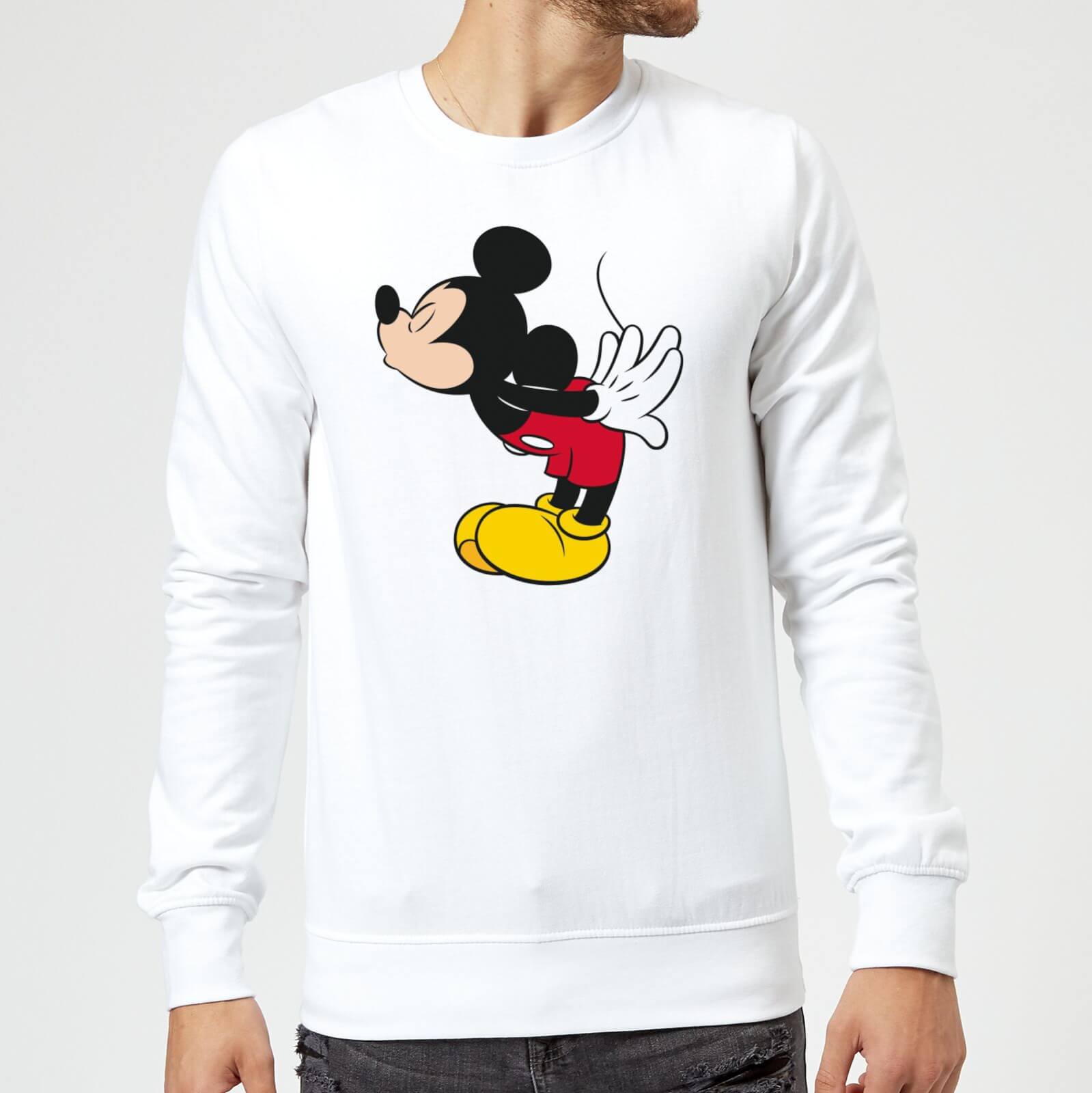 

Felpa Disney Topolino Topolino Split Kiss - Bianco - M