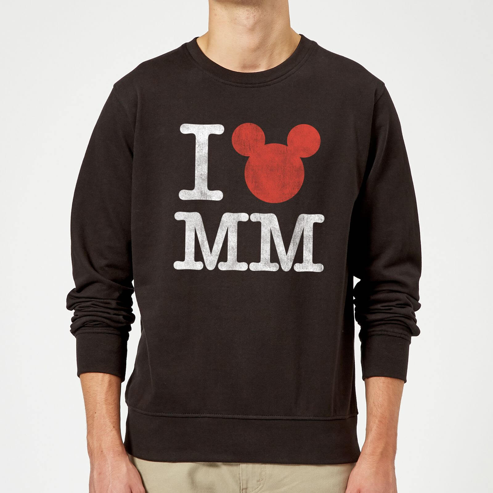 

Felpa Disney Topolino I Heart MM - Nero - L - Nero