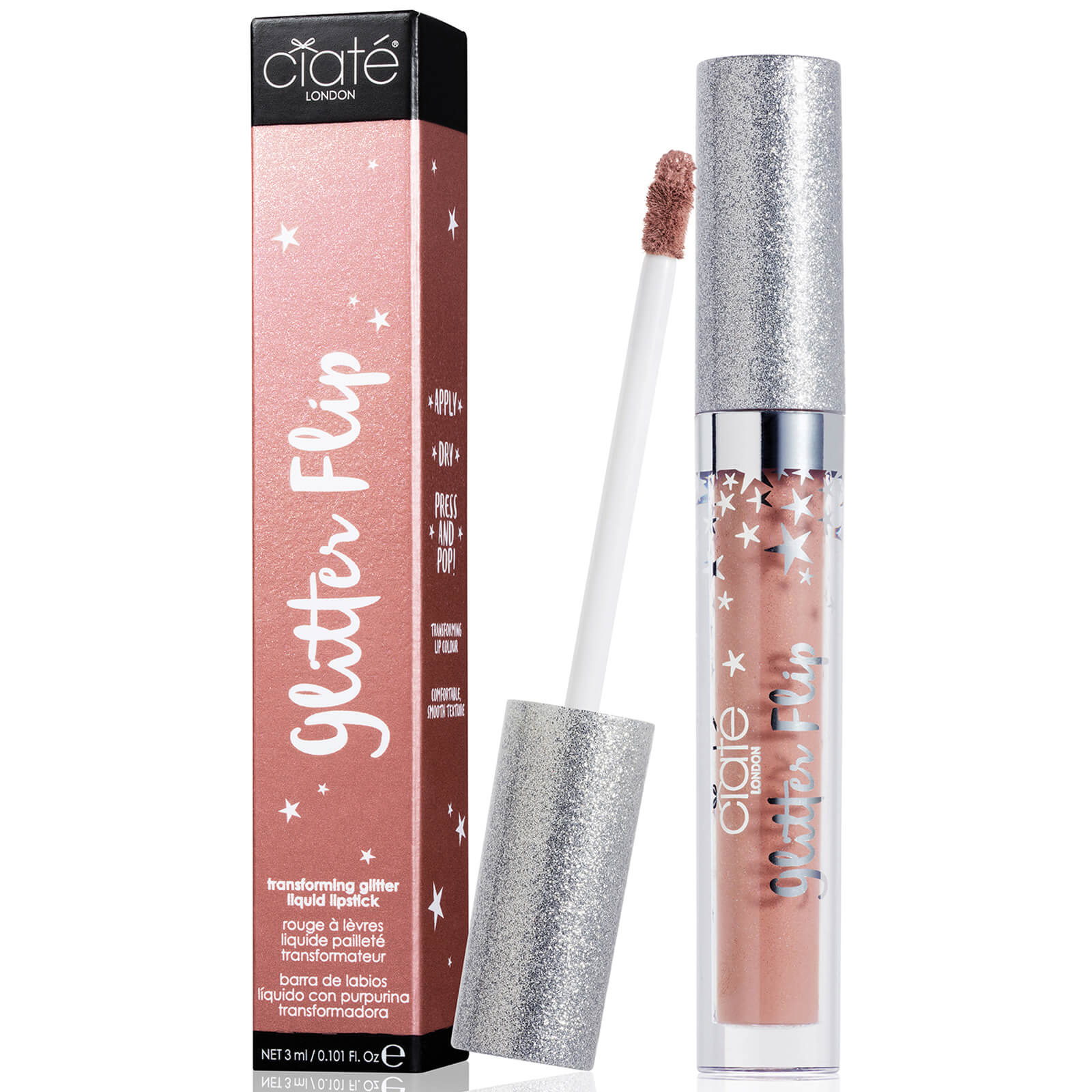 

Ciaté London Glitter Flip Lipstick - Undressed