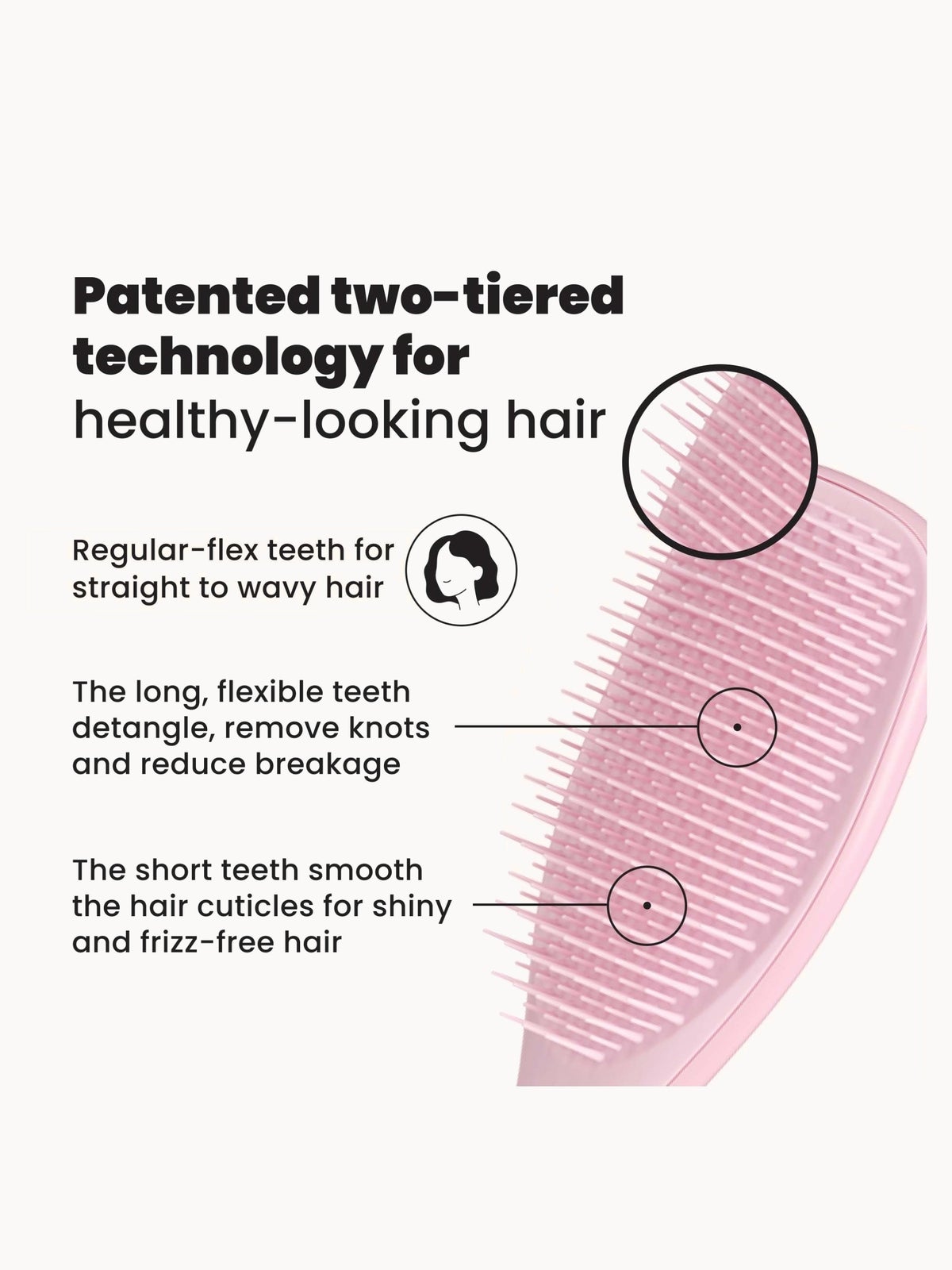 Tangle Teezer The Ultimate Detangler Brush - Millennial Pink 2