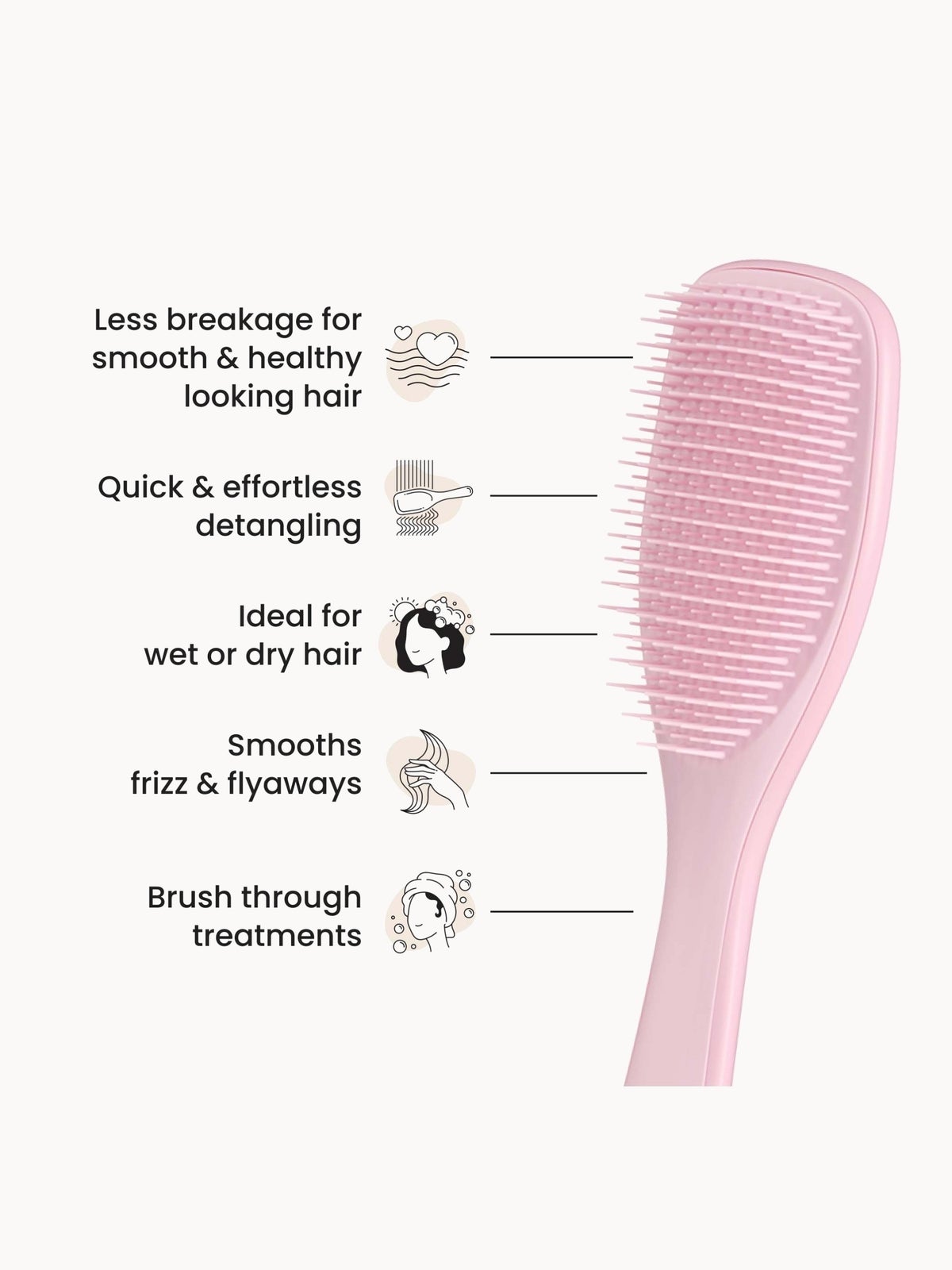 Tangle Teezer The Ultimate Detangler Brush - Millennial Pink 4