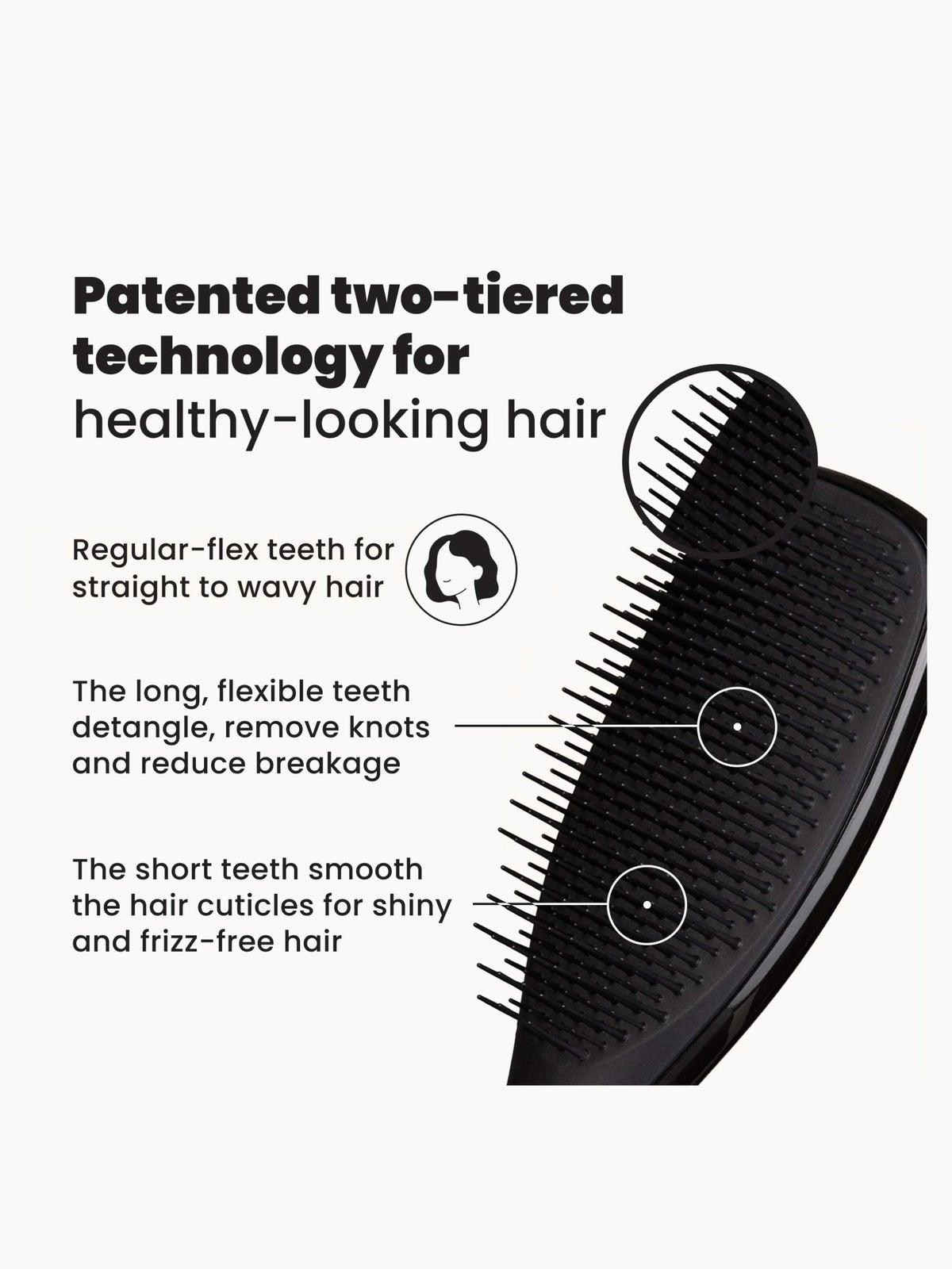 Tangle Teezer The Ultimate Detangler Brush - Liquorice Black 2