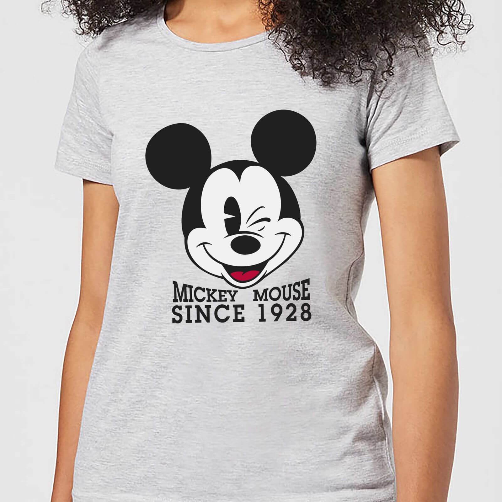 T-Shirt Disney Topolino Since 1928 - Grigio - Donna - S