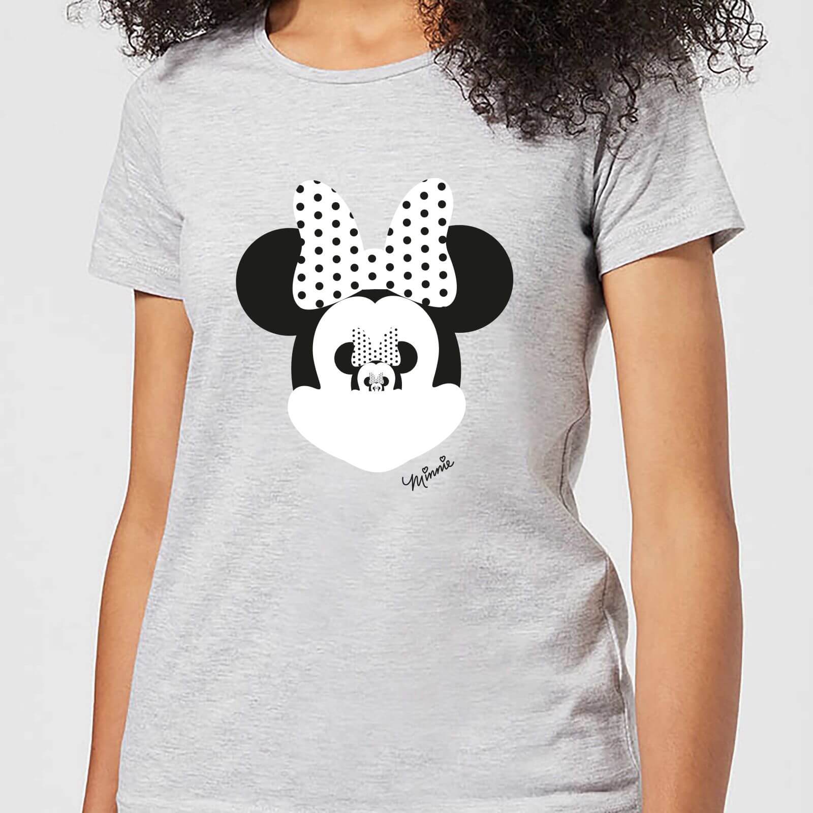

T-Shirt Disney Topolino Minnie Mouse Mirror Ilusion - Grigio - Donna - S