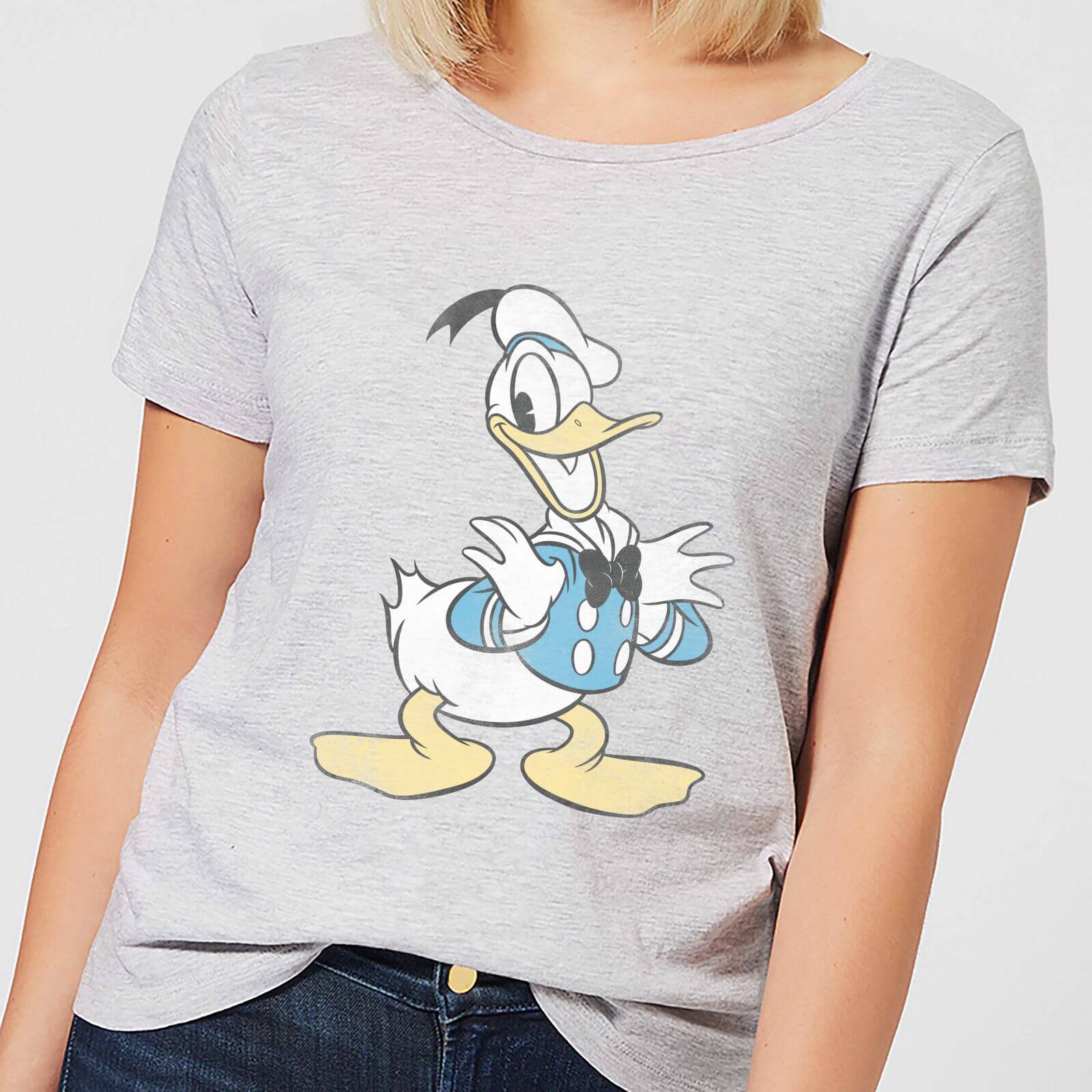 Disney Mickey Mouse Donald Duck Posing Women's T-Shirt - Grey - 3XL - Grey