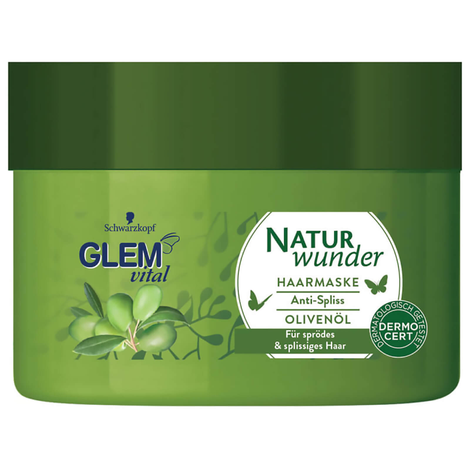 Glem Vital Naturwunder Haarmaske Anti-Spliss Olivenöl