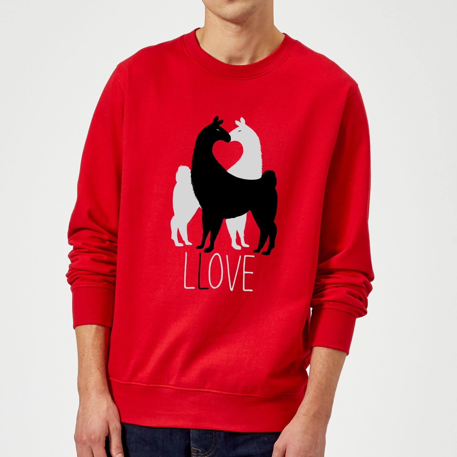 Llove Sweatshirt - Red - M - Red
