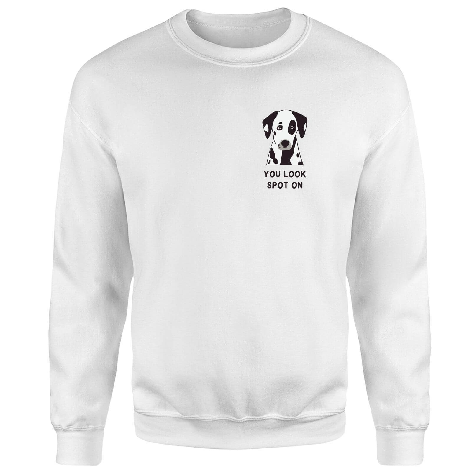 You Look Spot On Sweatshirt - White - S - White