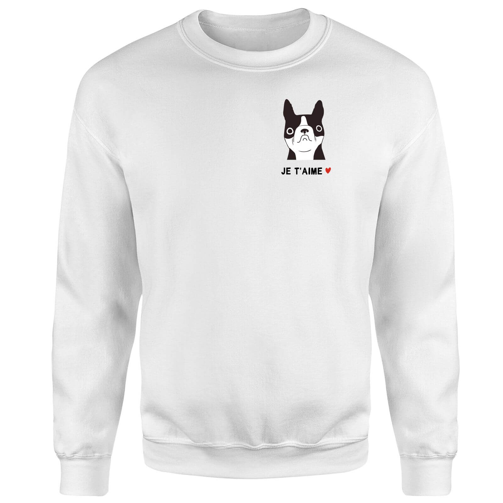 Je'Taime Sweatshirt - White - S - White