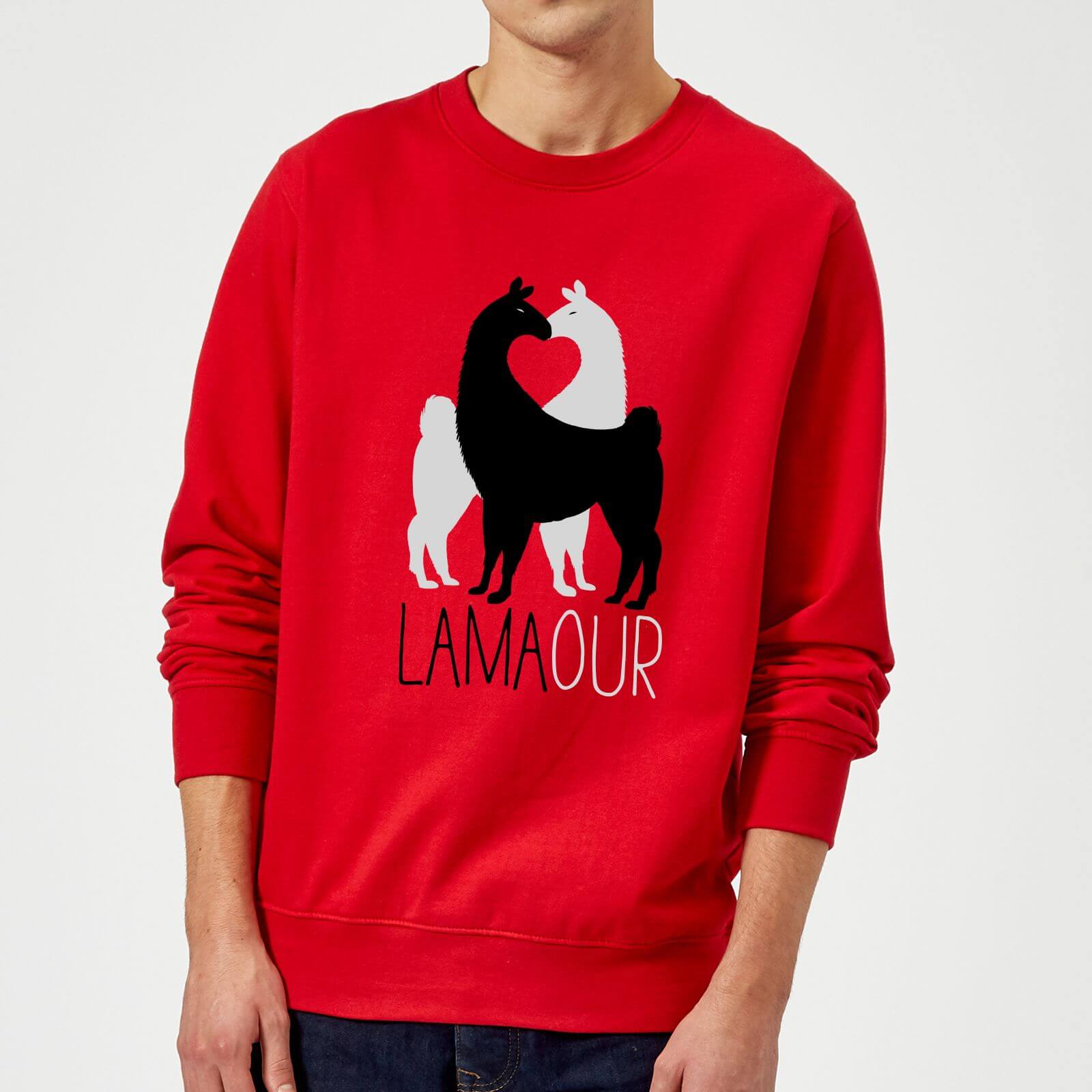 Lamaour Sweatshirt - Red - M - Red