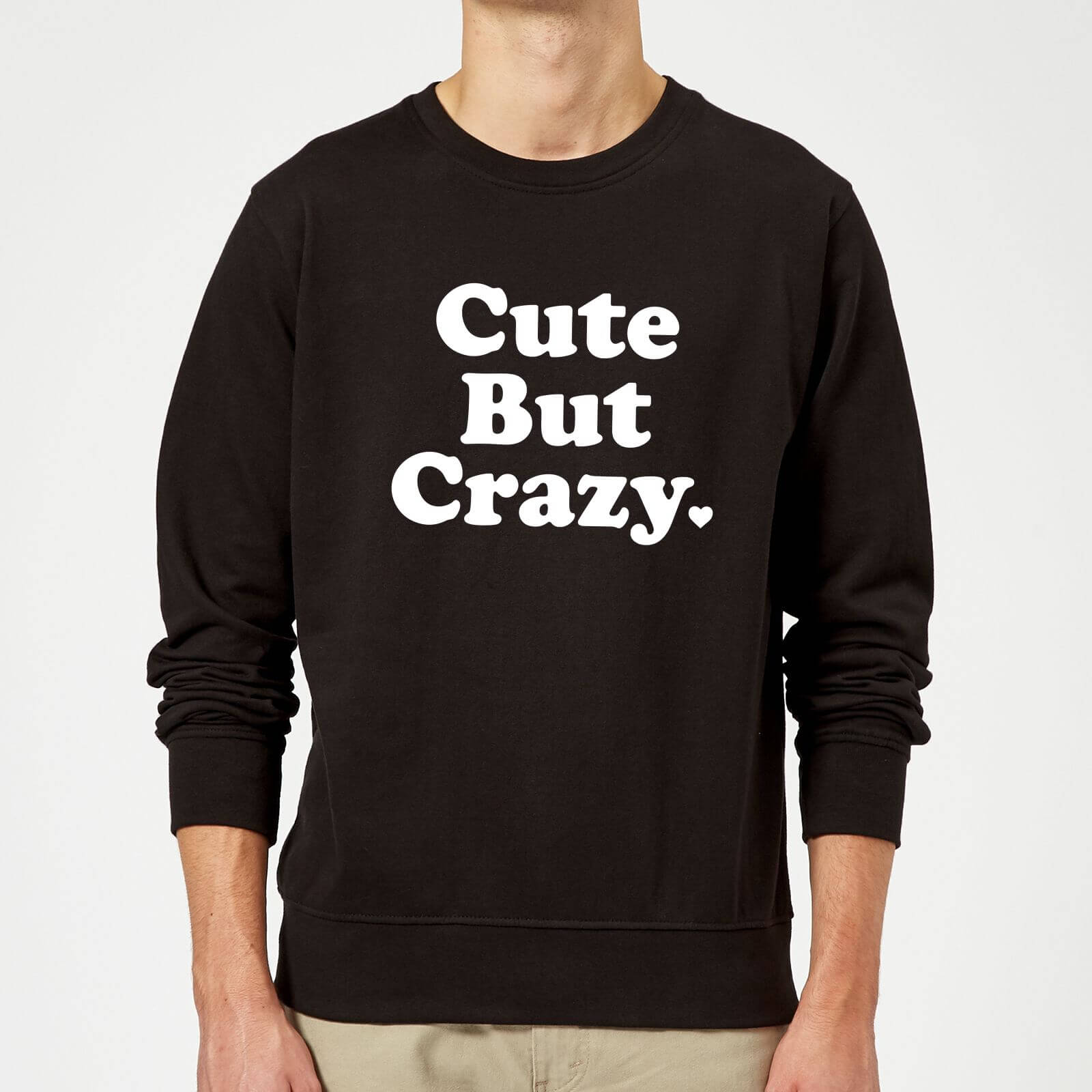 Cute But Crazy Sweatshirt - Black - S - Black