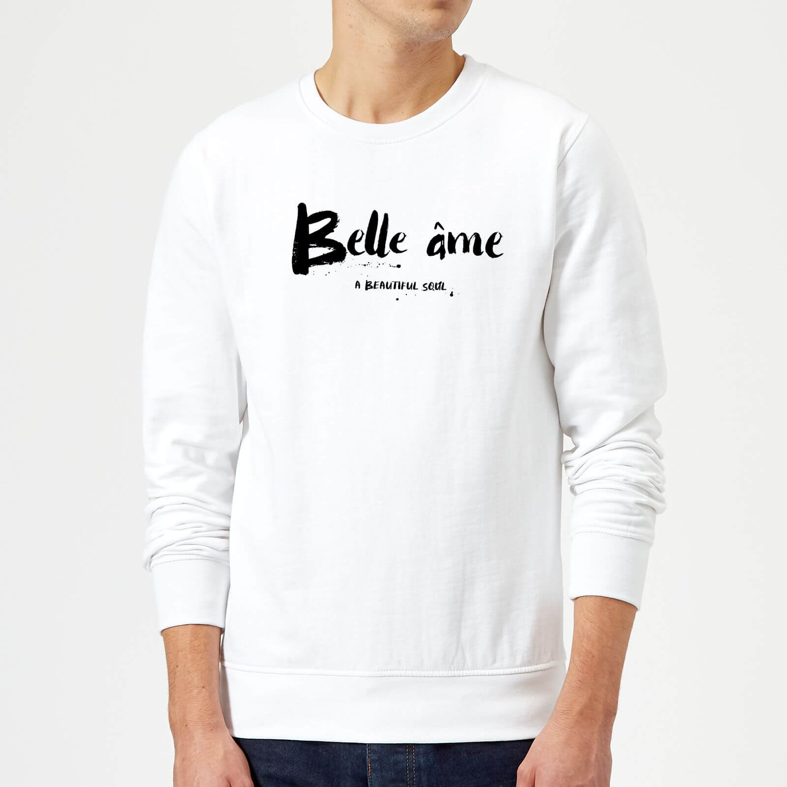Belle Ame Sweatshirt - White - M - White