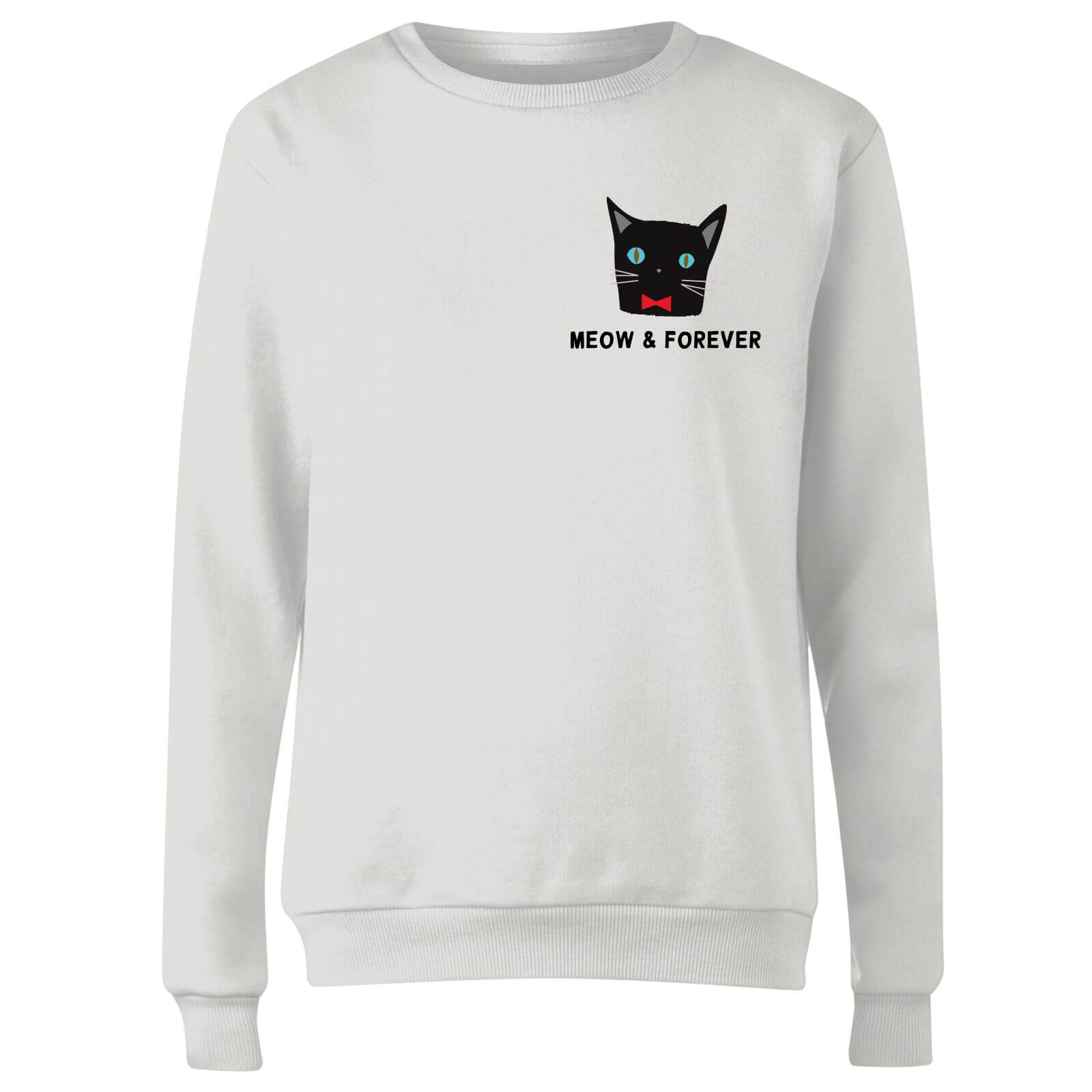 Meow & Forever Women's Sweatshirt - White - XS - White