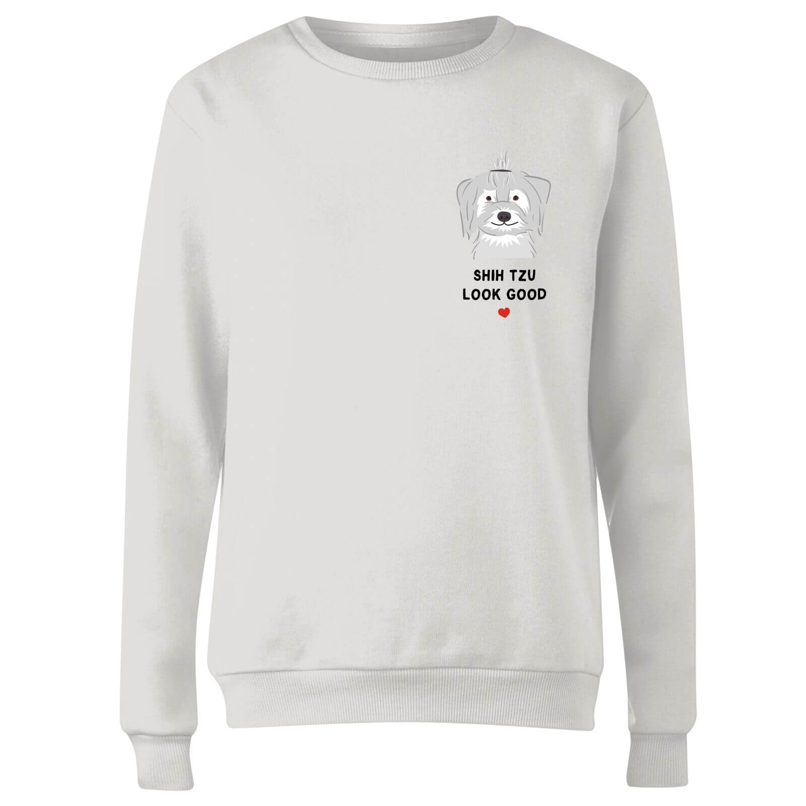 Shih Tzu Look Good Women's Sweatshirt - White - XS - White