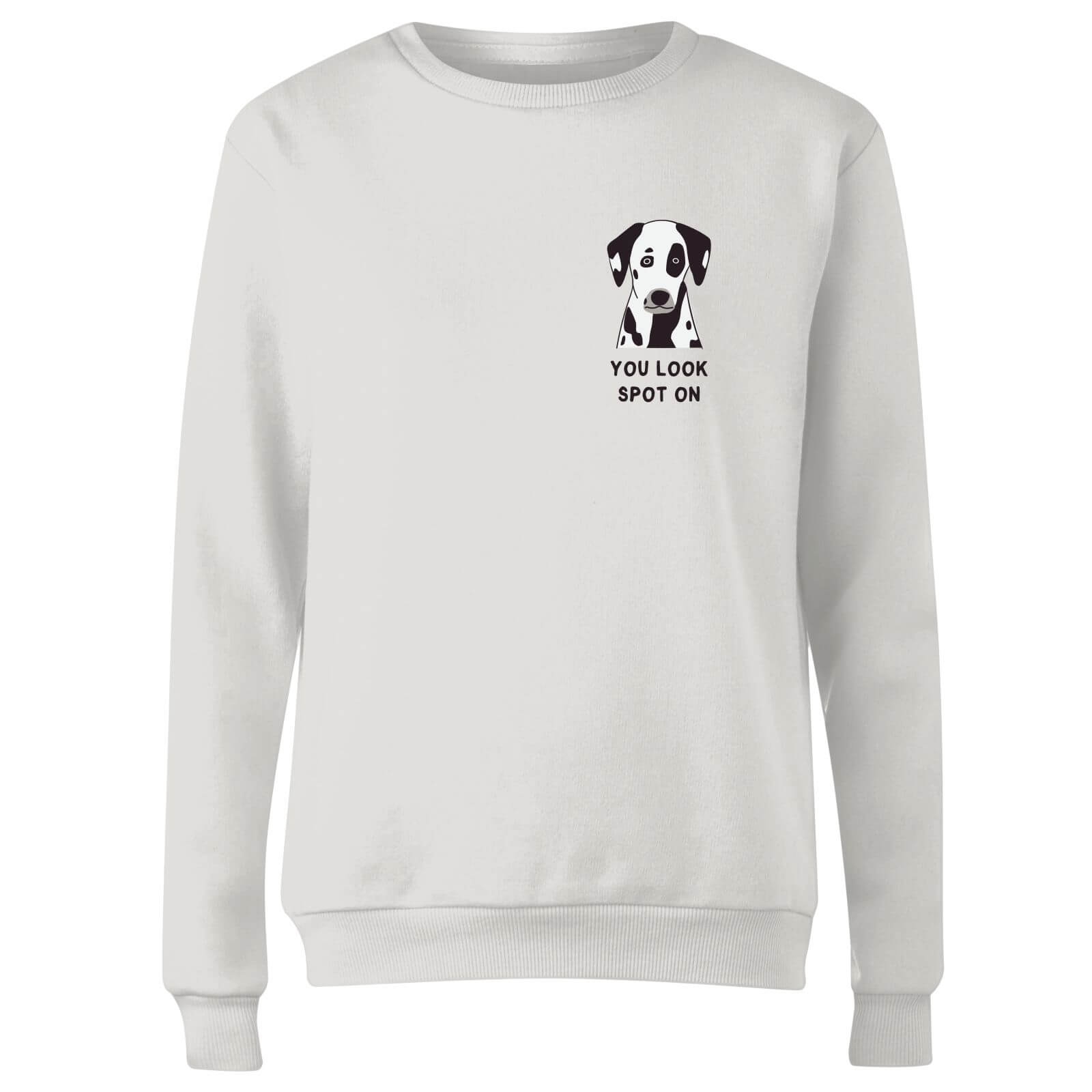 You Look Spot On Women's Sweatshirt - White - XS - White